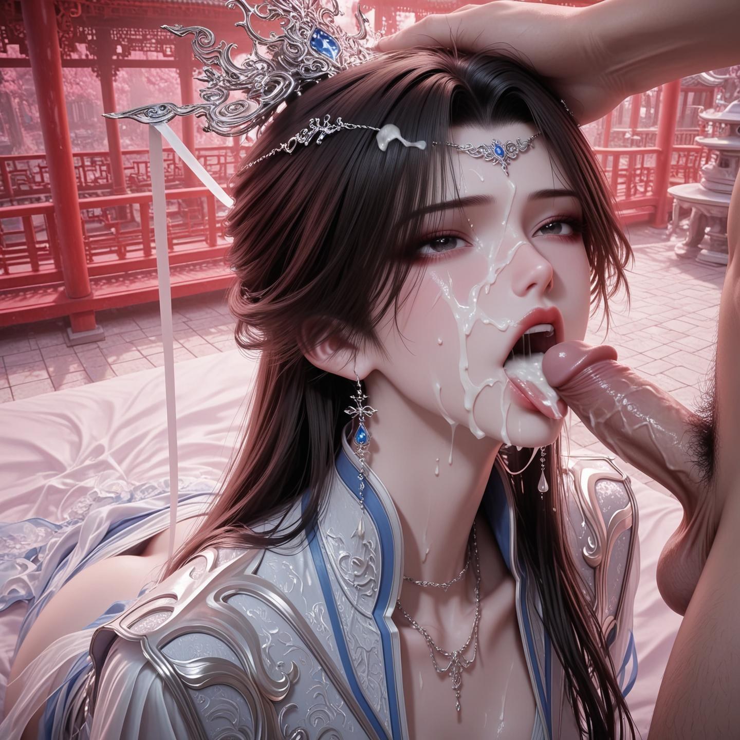 AI Porn - 仙逆 李慕婉：紧身衣湿身露穴成人向图集 124P