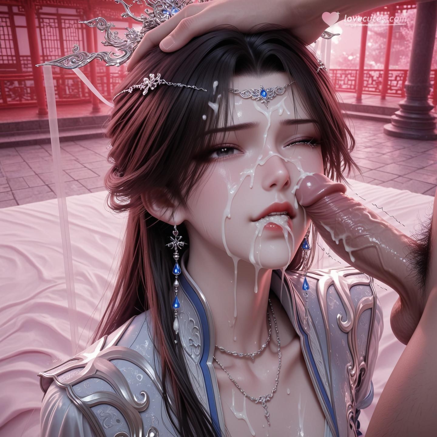 AI Porn - Renegade Immortal Li Muwan ชุดรัดรูป ลุคเปียกน้ำ แกลเลอรี AI 124P