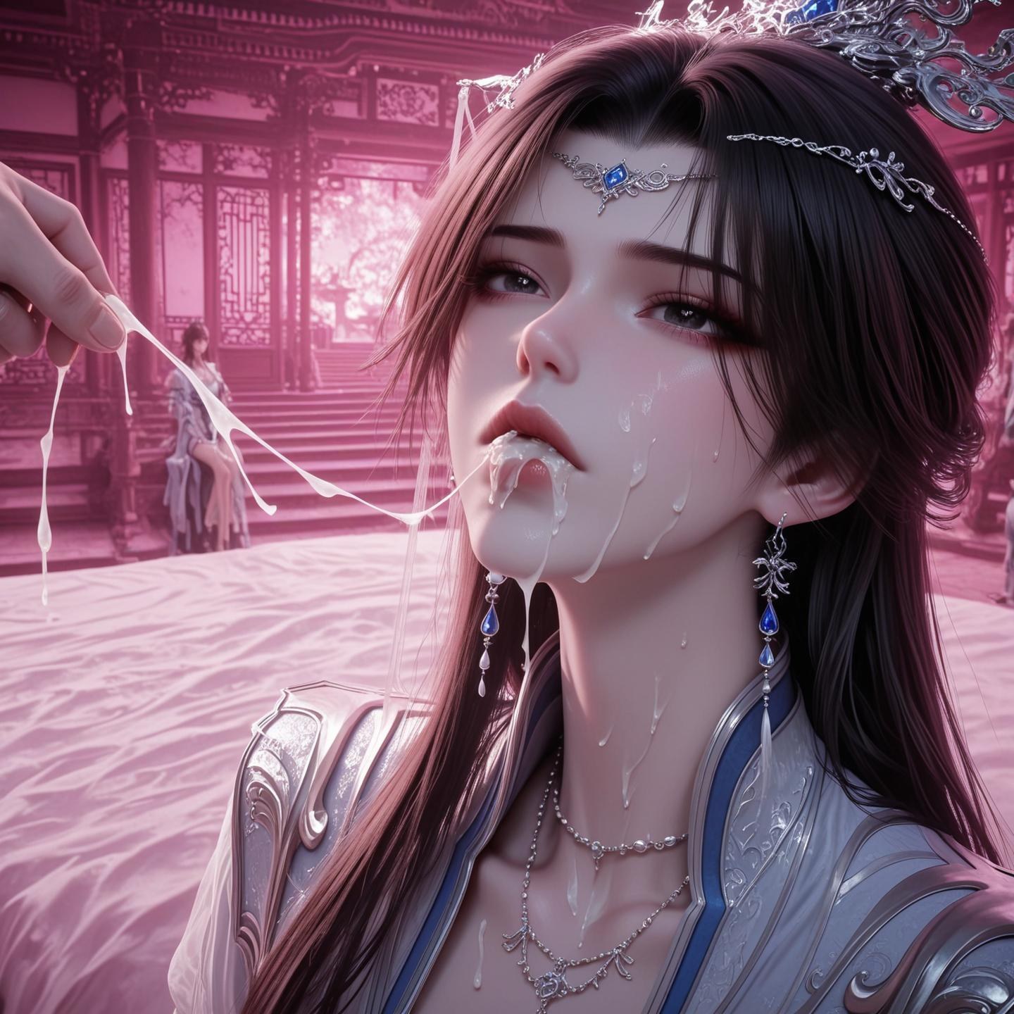AI Porn - Renegade Immortal Li Muwan ชุดรัดรูป ลุคเปียกน้ำ แกลเลอรี AI 124P
