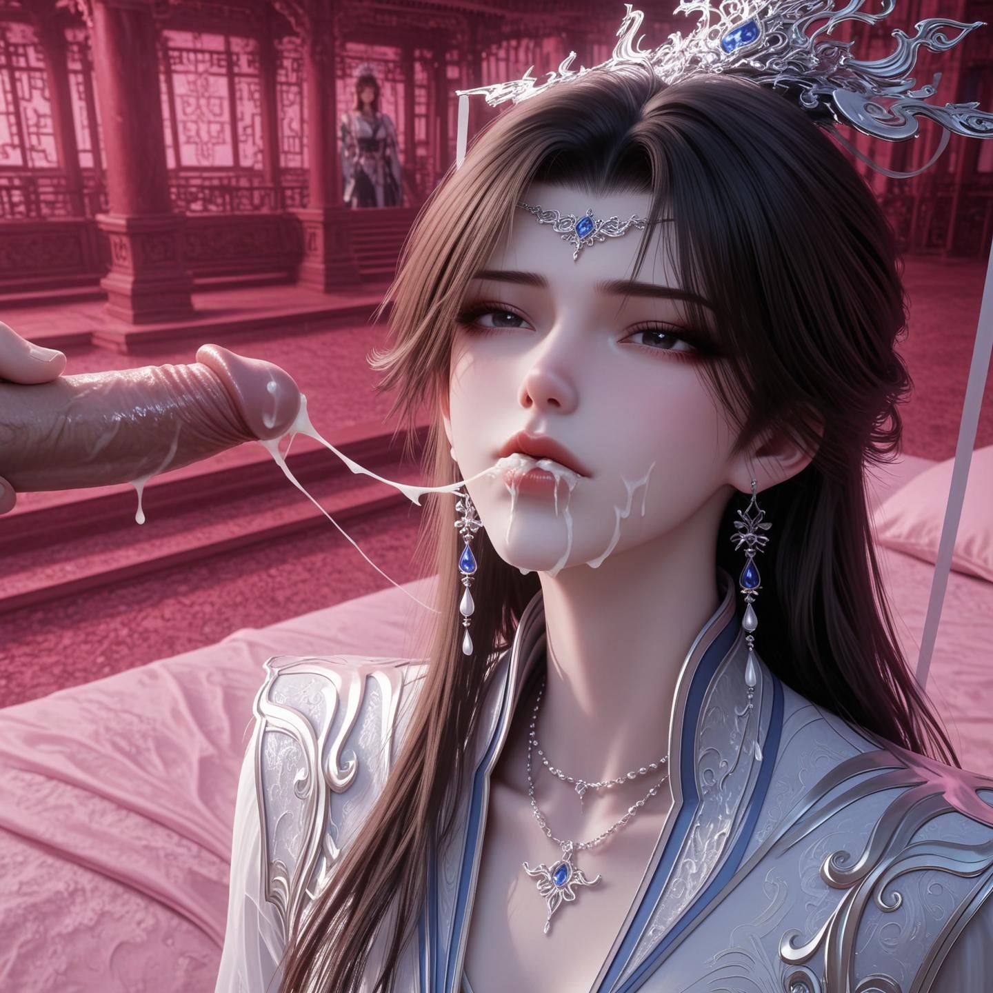 AI Porn - Renegade Immortal Li Muwan ชุดรัดรูป ลุคเปียกน้ำ แกลเลอรี AI 124P