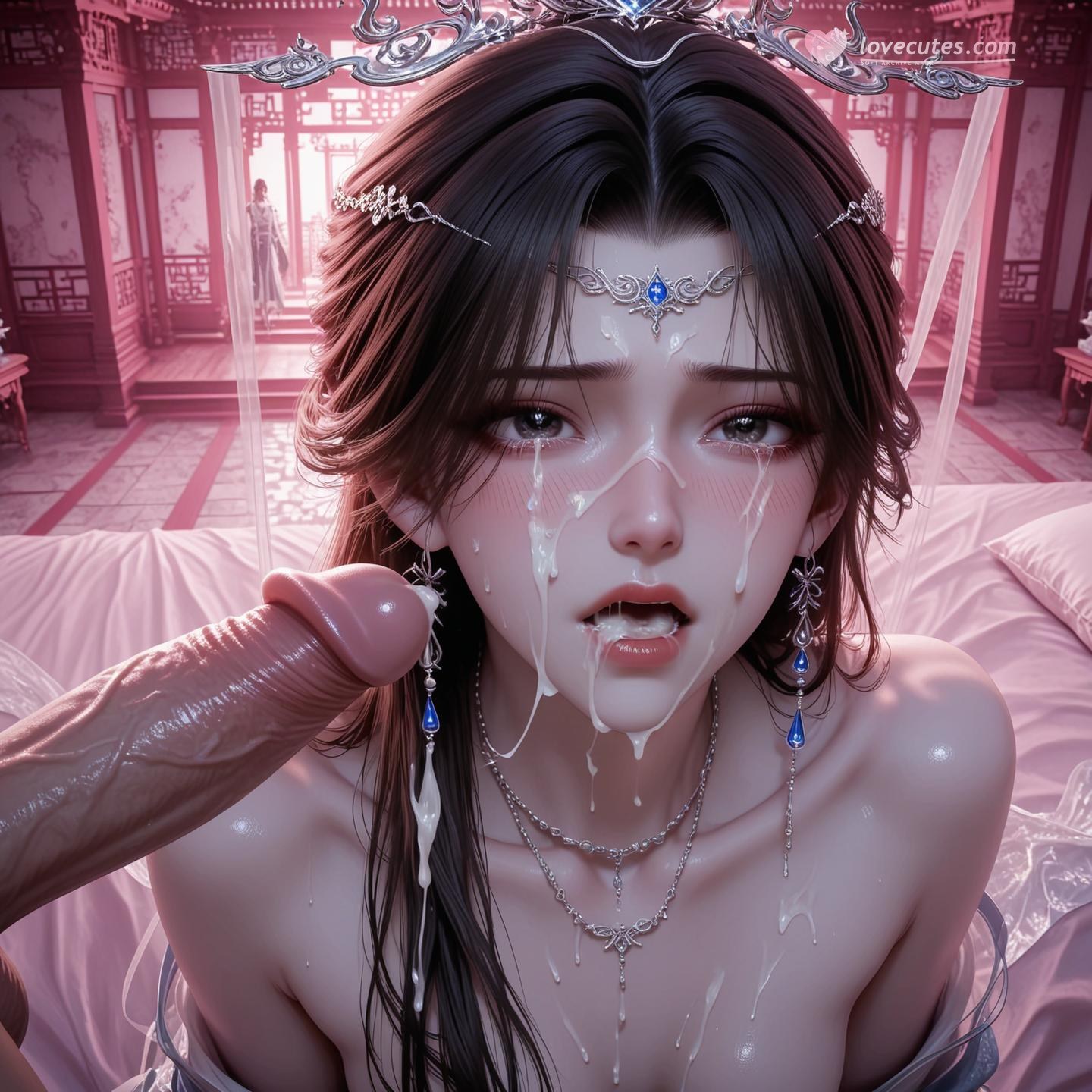 AI Porn - Renegade Immortal Li Muwan 바디수트 젖은 연출 노출 누드 AI 이미지 갤러리 124P