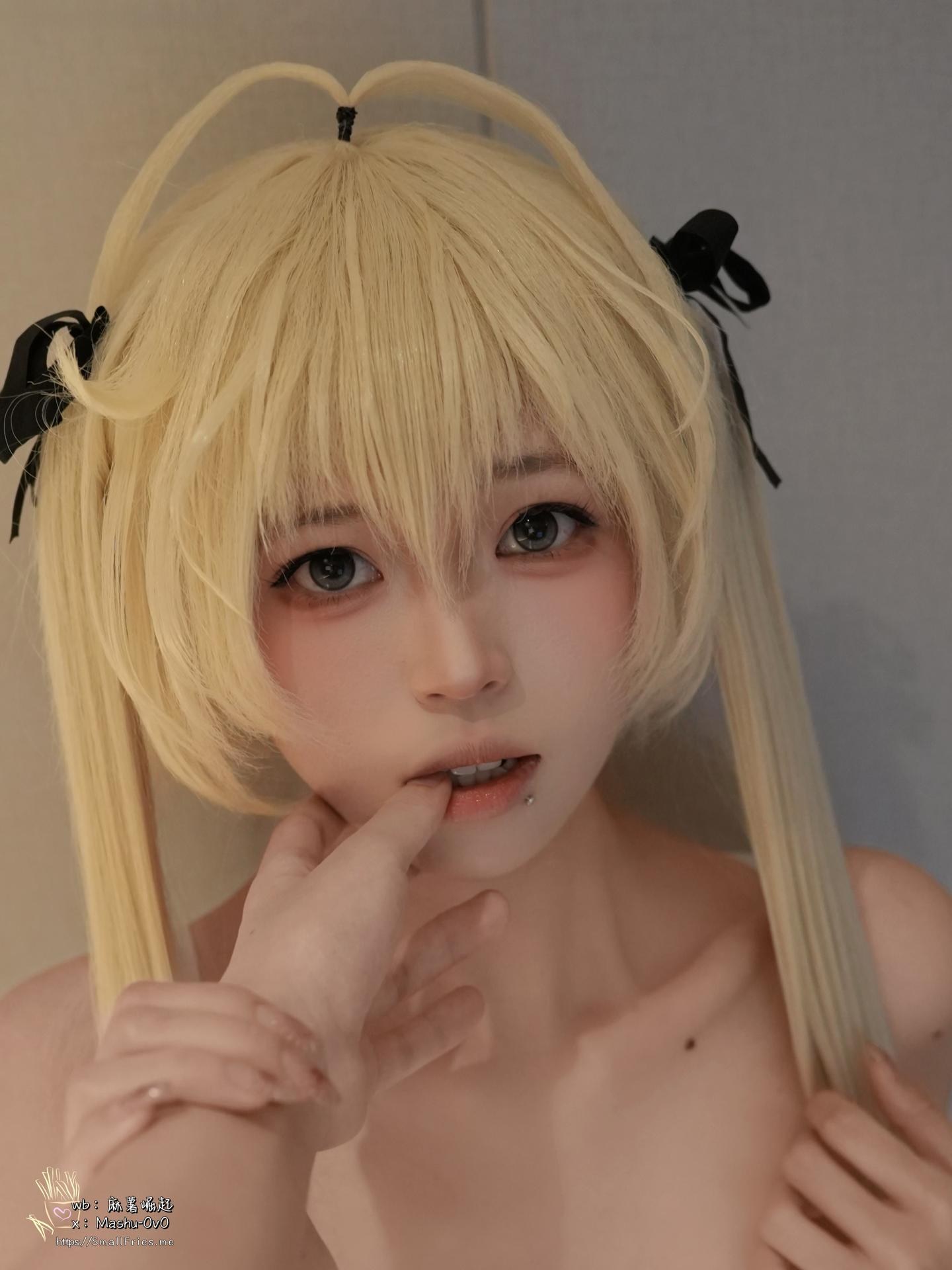 [コスプレ] 麻薯好吃 - 缘之空 春日野穹夜泊 白发穹妹夜泊私房 美腿还原 86P