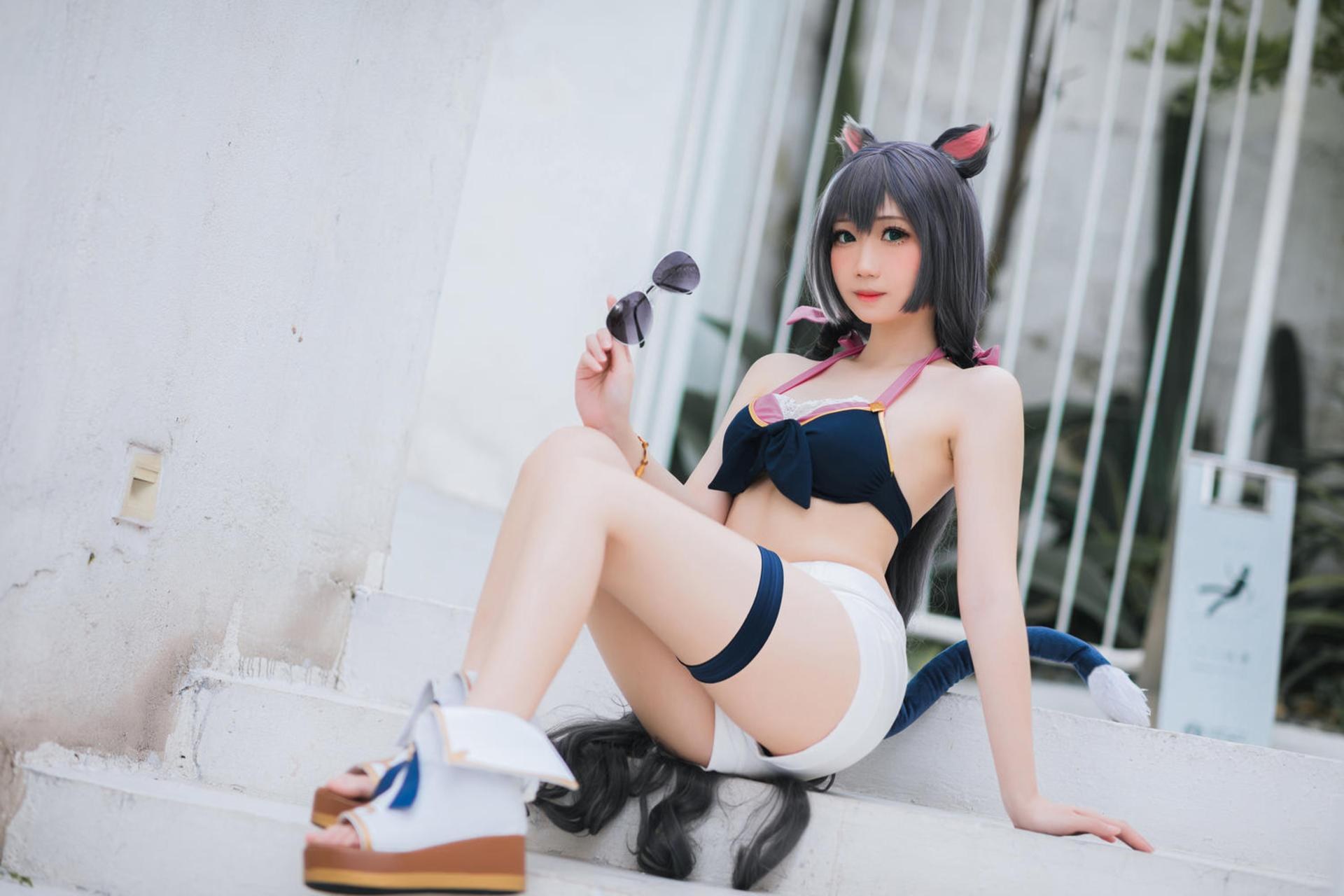 [Cosplay] Menmentan โฟโต้เซ็ต cosplay, swimsuit, bikini, leg-focused poses 20P