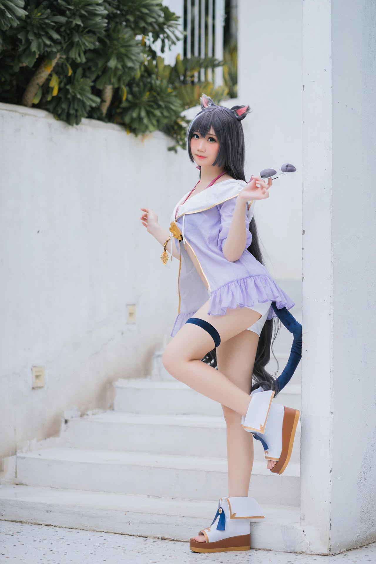 [Cosplay] Menmentan โฟโต้เซ็ต cosplay, swimsuit, bikini, leg-focused poses 20P