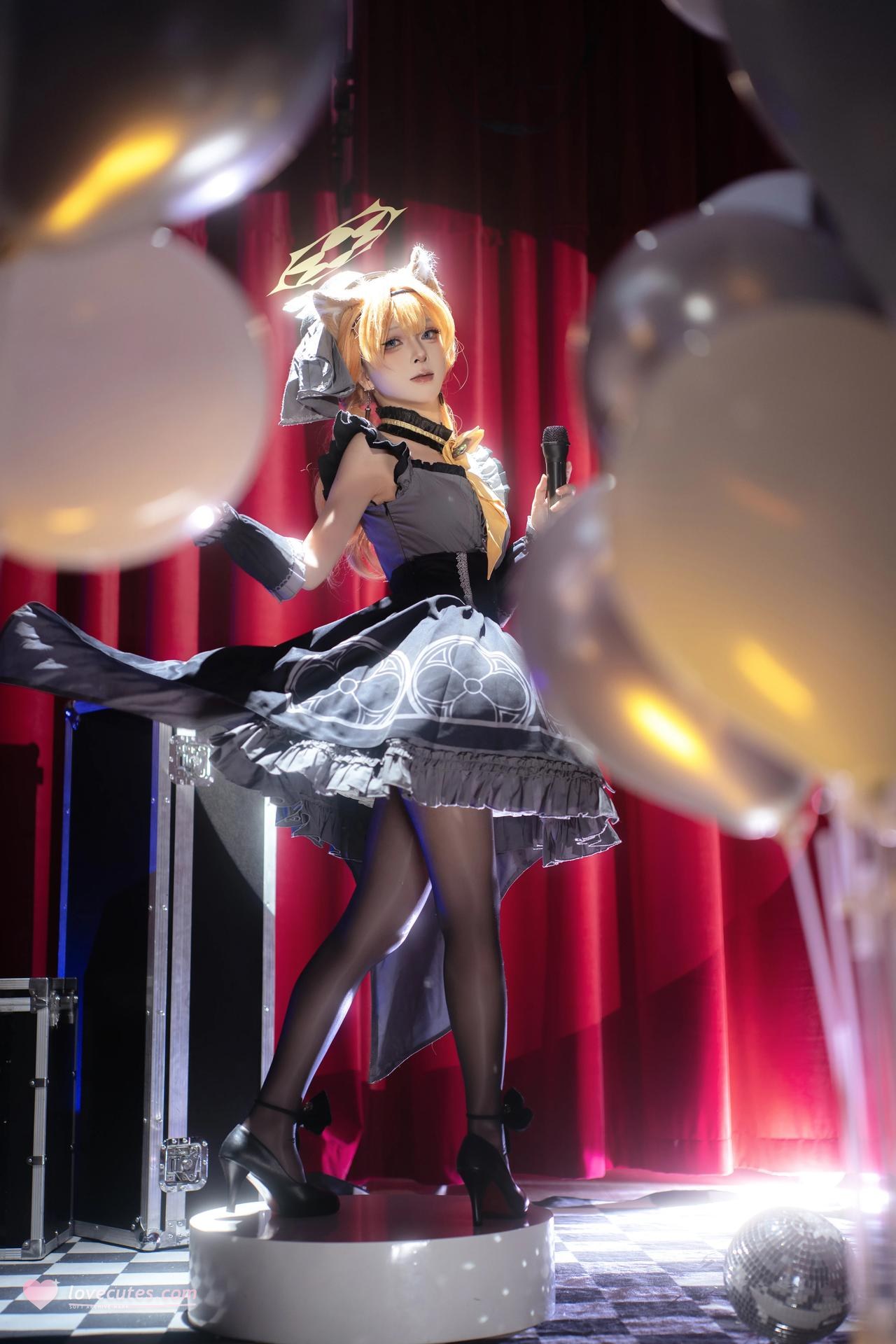 [Cosplay] Vector Fish - MissKON coser cosplay, black stockings, leg-focused poses 40P
