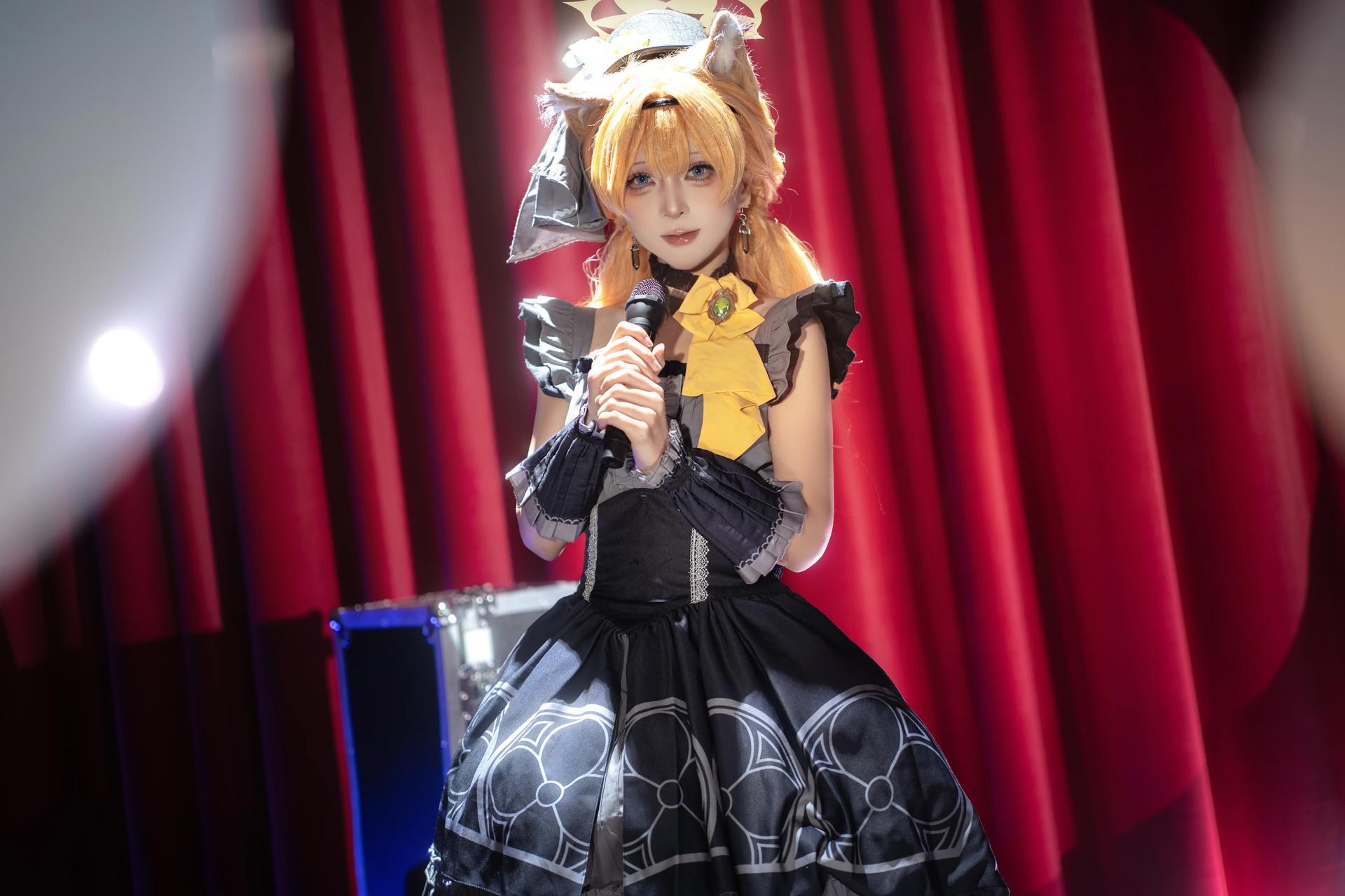 [Cosplay] Vector Fish - MissKON coser cosplay, black stockings, leg-focused poses 40P