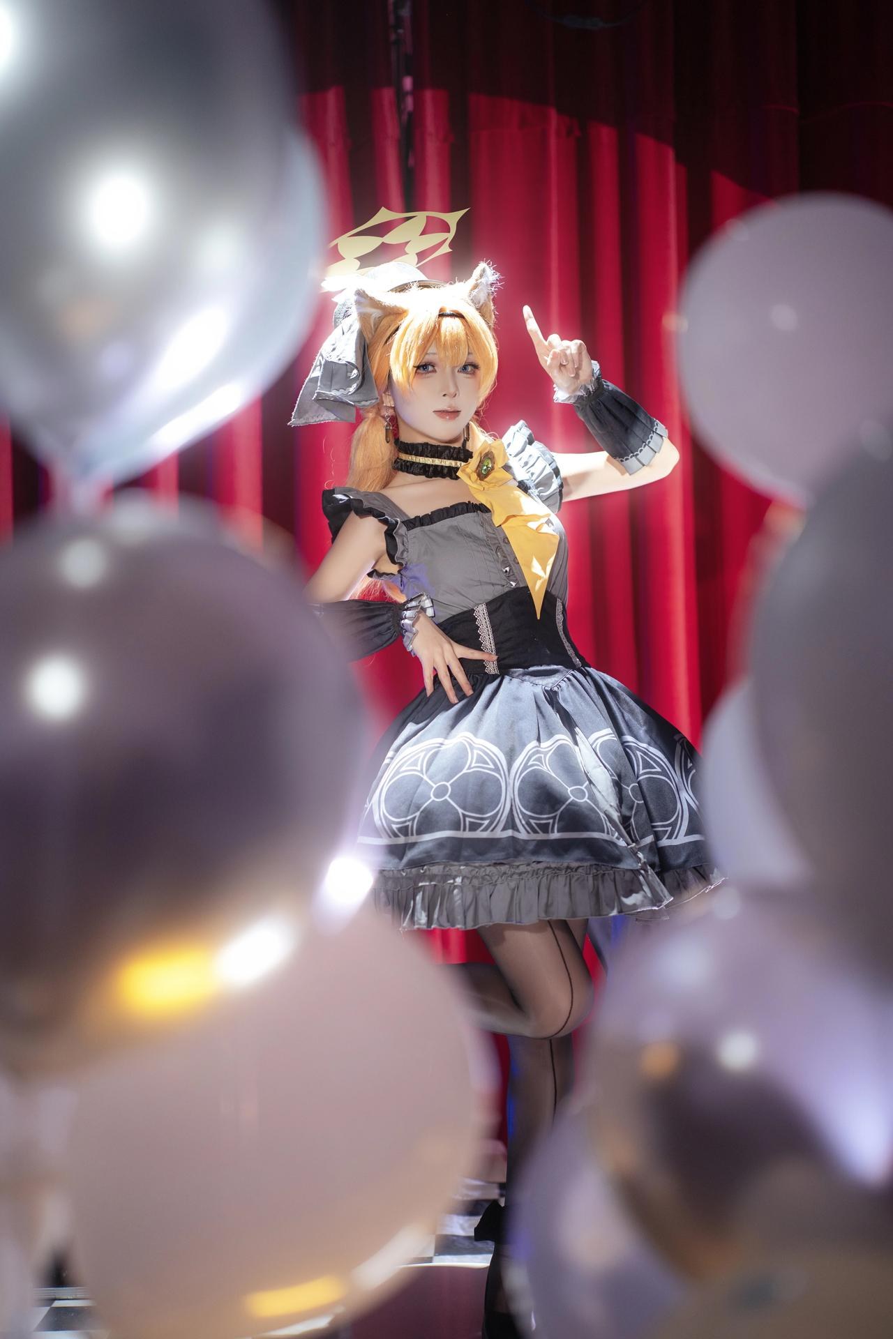 [Cosplay] Vector Fish - MissKON coser cosplay, black stockings, leg-focused poses 40P