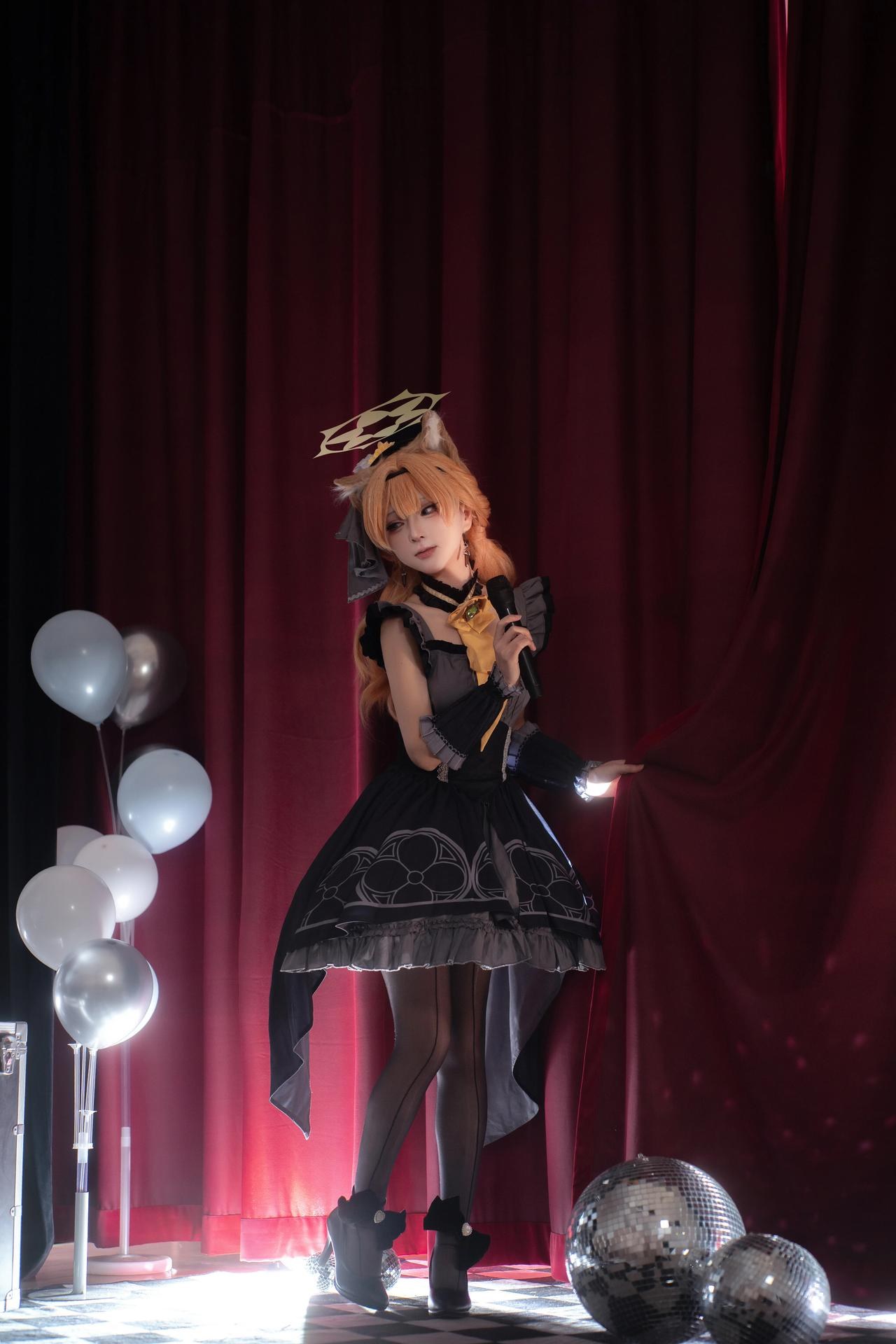 [Cosplay] Vector Fish - MissKON coser cosplay, black stockings, leg-focused poses 40P