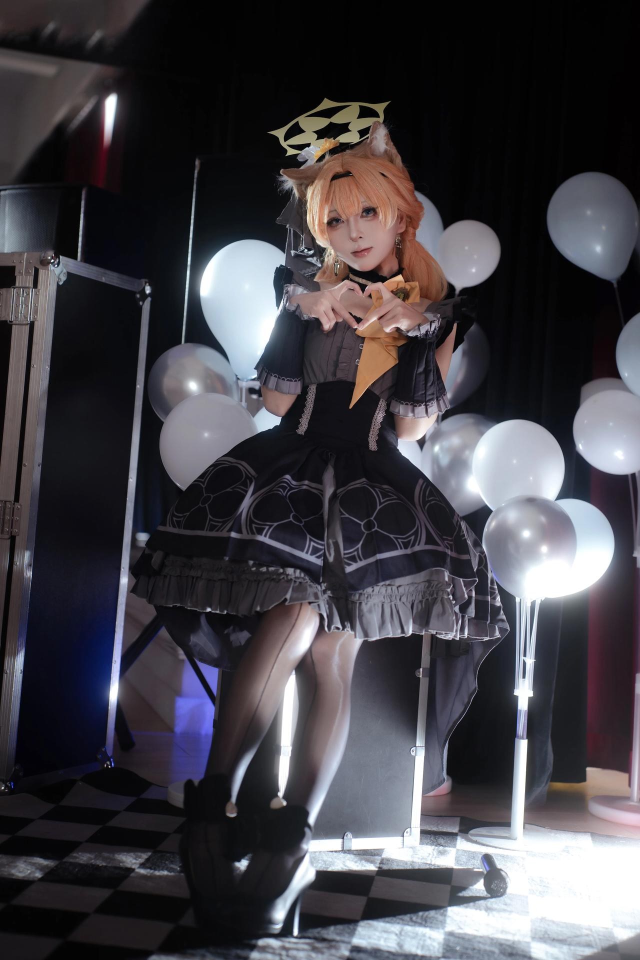 [Cosplay] Vector Fish - MissKON coser cosplay, black stockings, leg-focused poses 40P