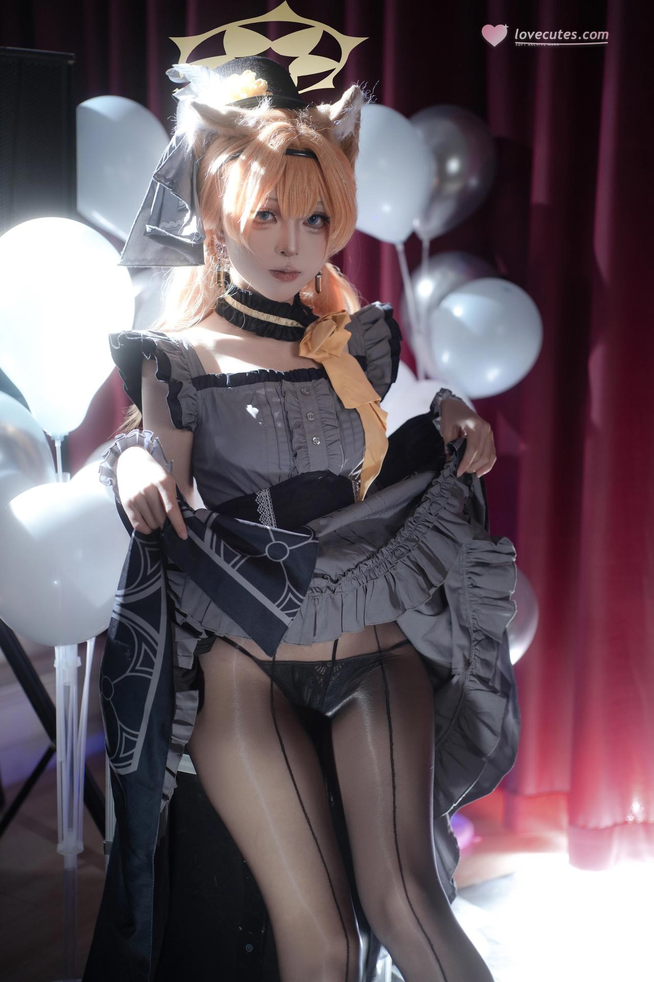 [Cosplay] Vector Fish - MissKON coser cosplay, black stockings, leg-focused poses 40P