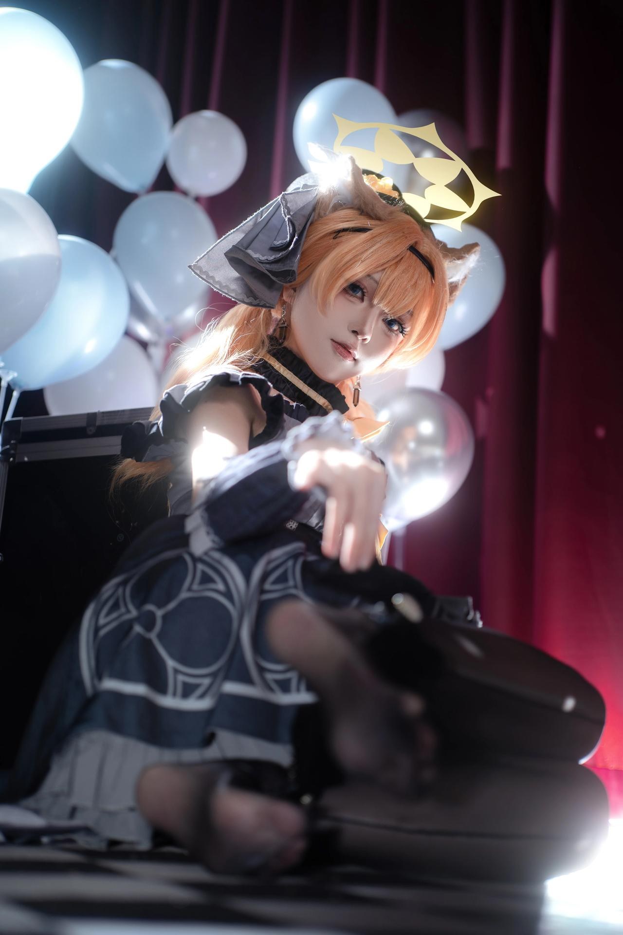[Cosplay] Vector Fish bộ ảnh cosplay, black stockings, leg-focused poses 40P
