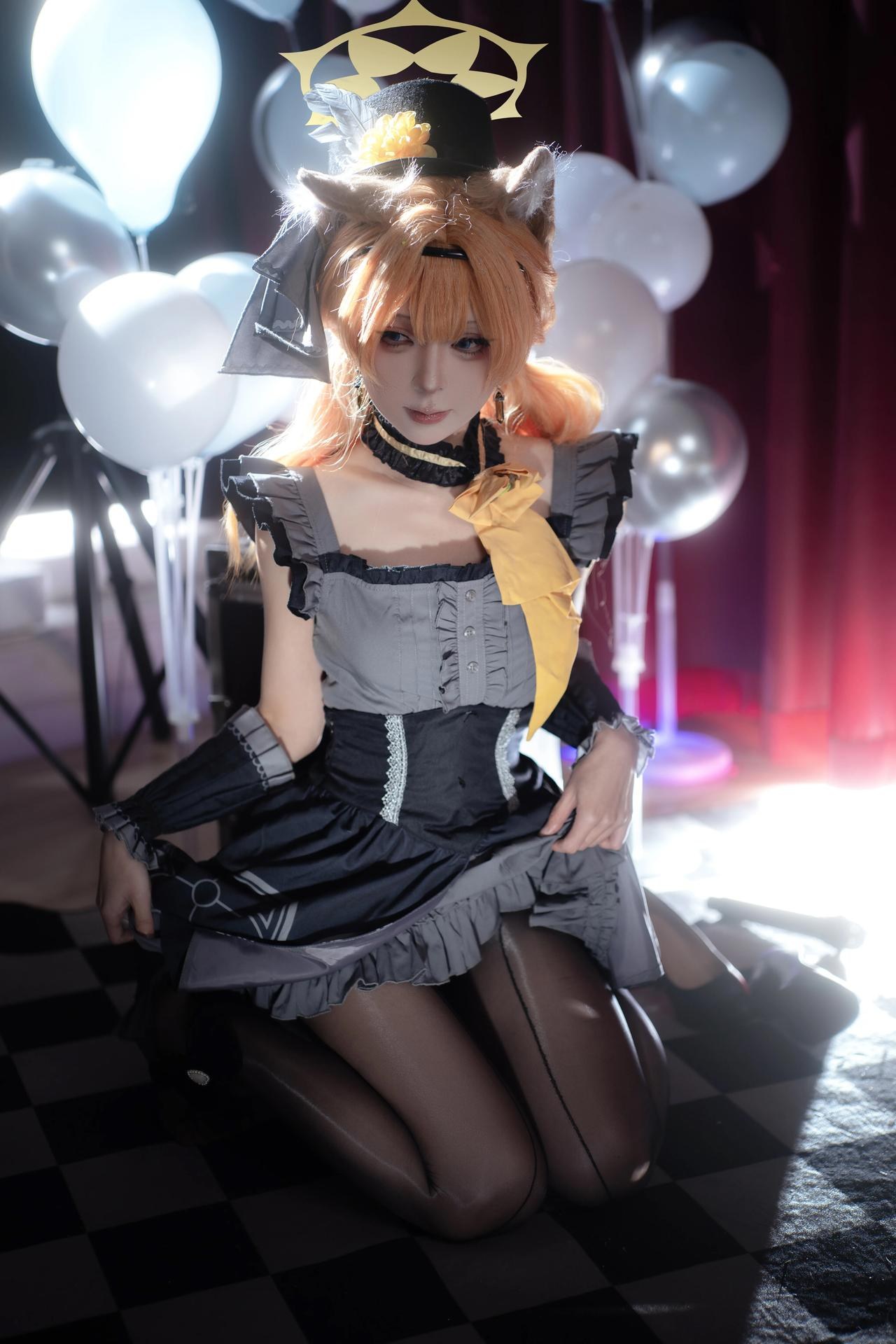 [Cosplay] Vector Fish bộ ảnh cosplay, black stockings, leg-focused poses 40P