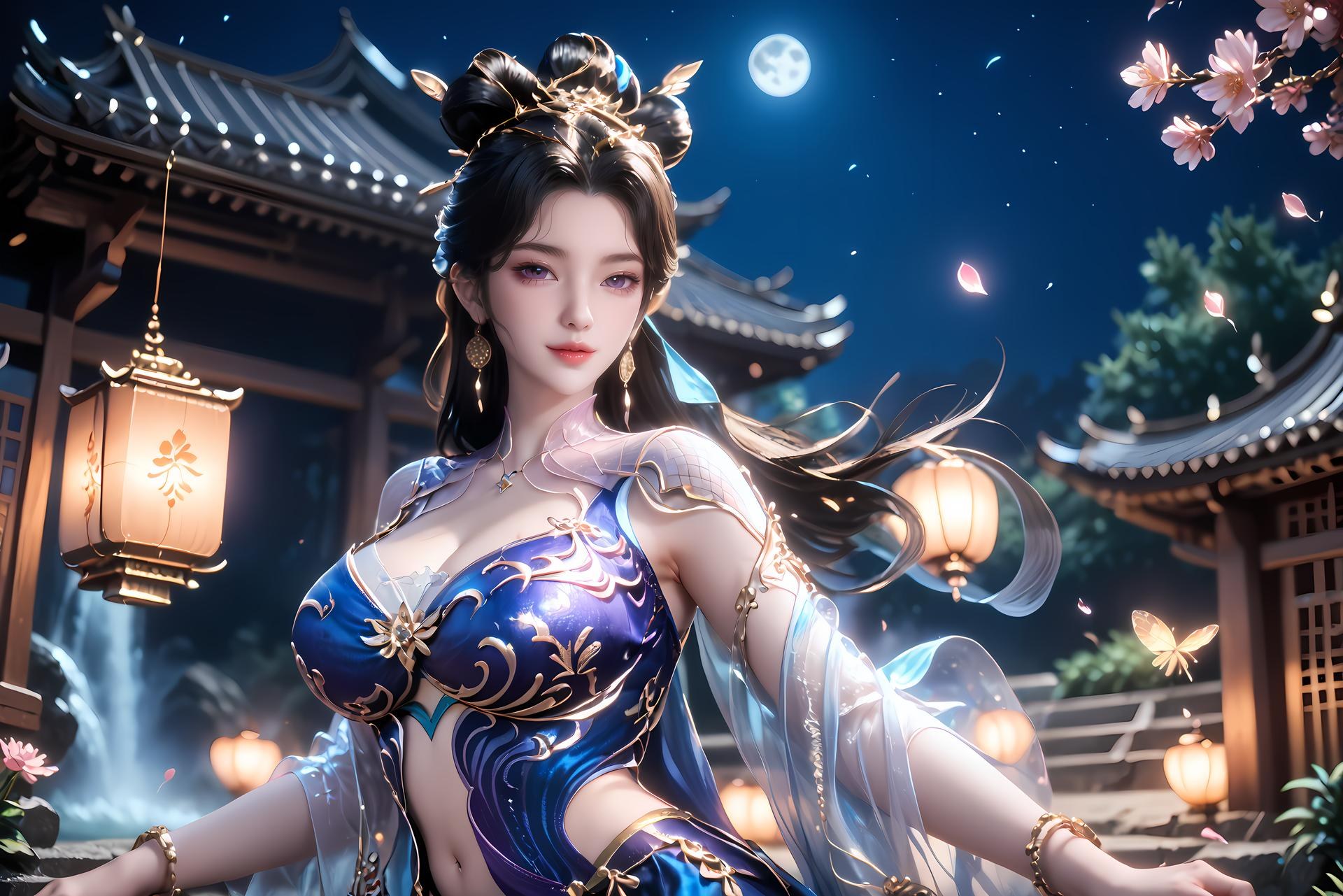 AI Porn - 國漫女神 付馨允 露出ヌード AI画像ギャラリー 92P