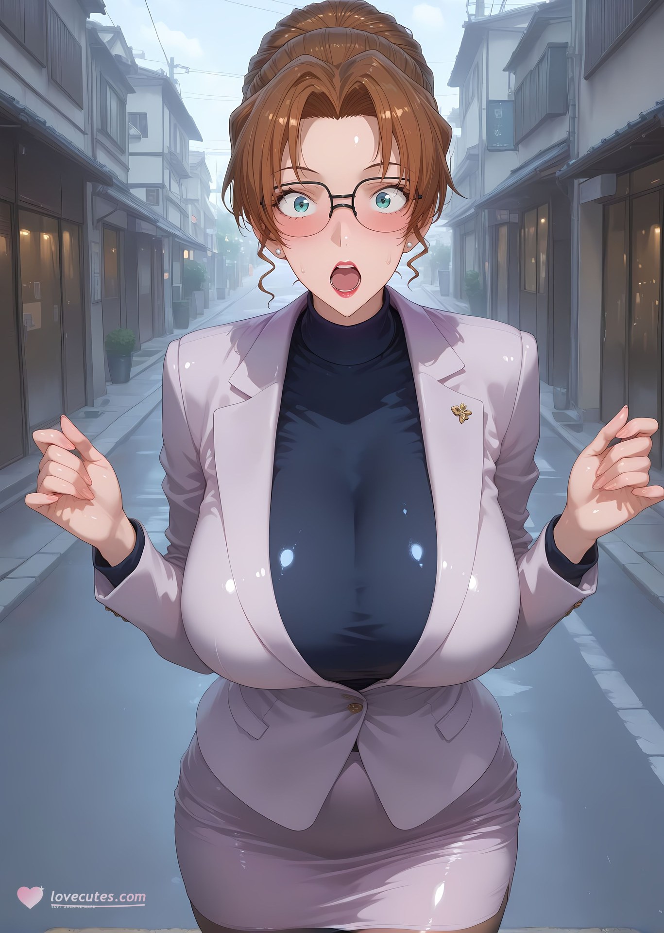 AI Porn - Detective Conan Eri Kisaki black stockings white stockings lace lingerie AI Adult Gallery 167P