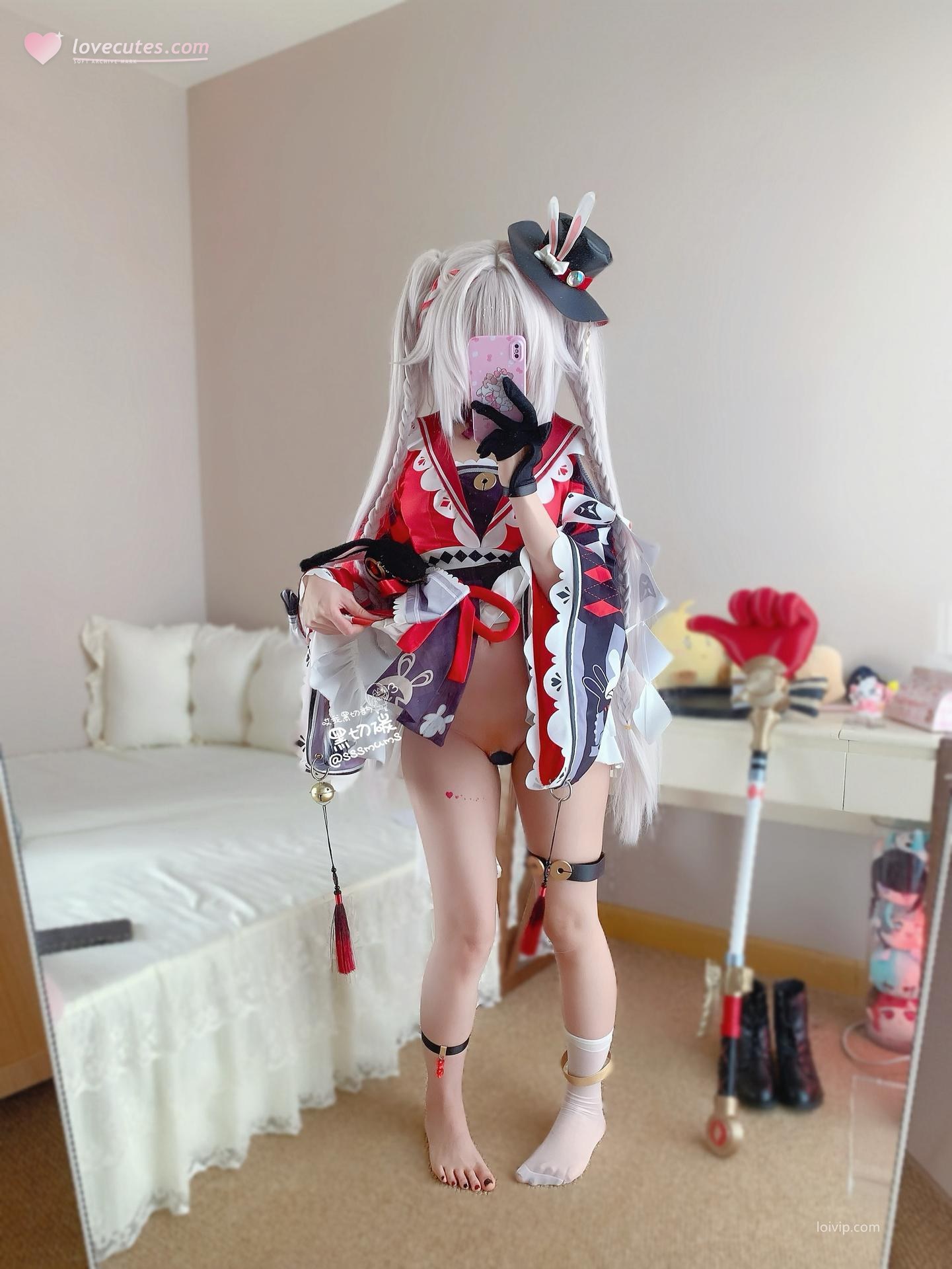 [Cosplay] Cookie Soft Fufu โฟโต้เซ็ต cosplay, leg-focused poses, video extras 34P7V