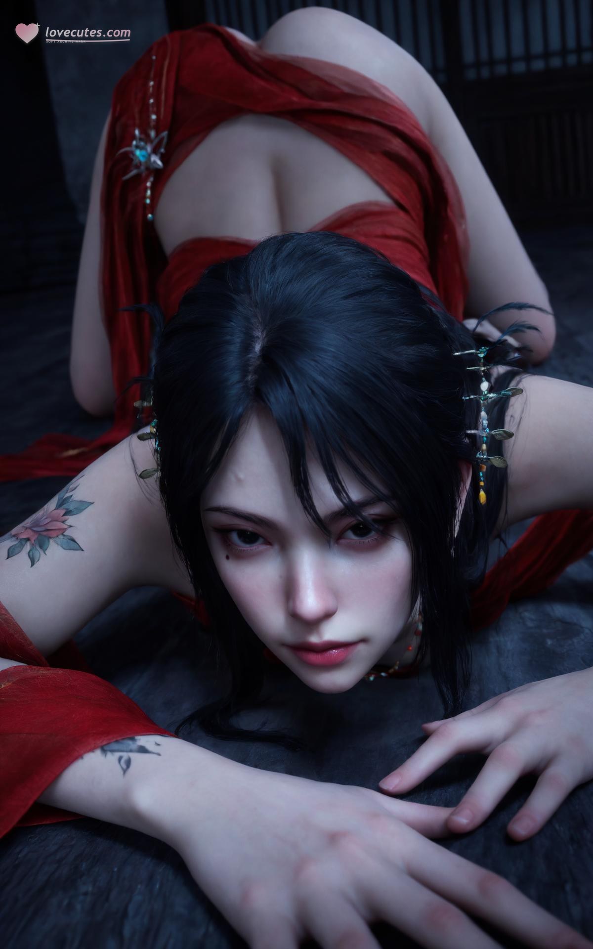 AI Porn - 沧元图 千木：湿身露穴成人向图集 209P