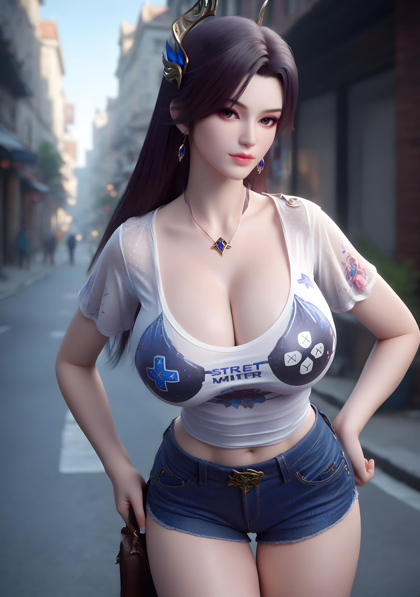 AI Porn - 斗破蒼穹 曹穎：緊身衣露穴成人向圖集 98P