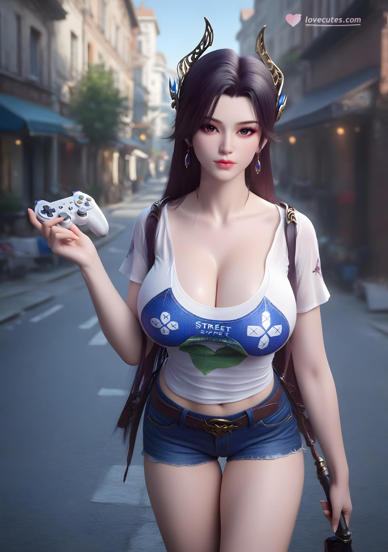 AI Porn - 斗破蒼穹 曹穎：緊身衣露穴成人向圖集 98P