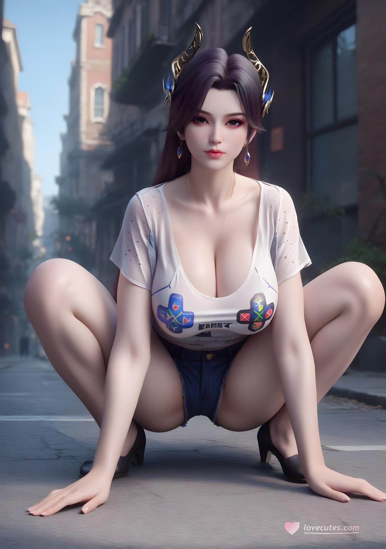 AI Porn - Battle Through the Heavens Cao Ying ชุดรัดรูป นู้ดผู้ใหญ่ แกลเลอรี AI 98P