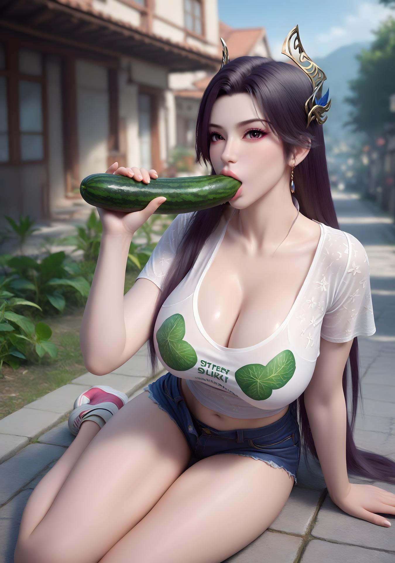 AI Porn - 斗破苍穹 曹颖：紧身衣露穴成人向图集 98P