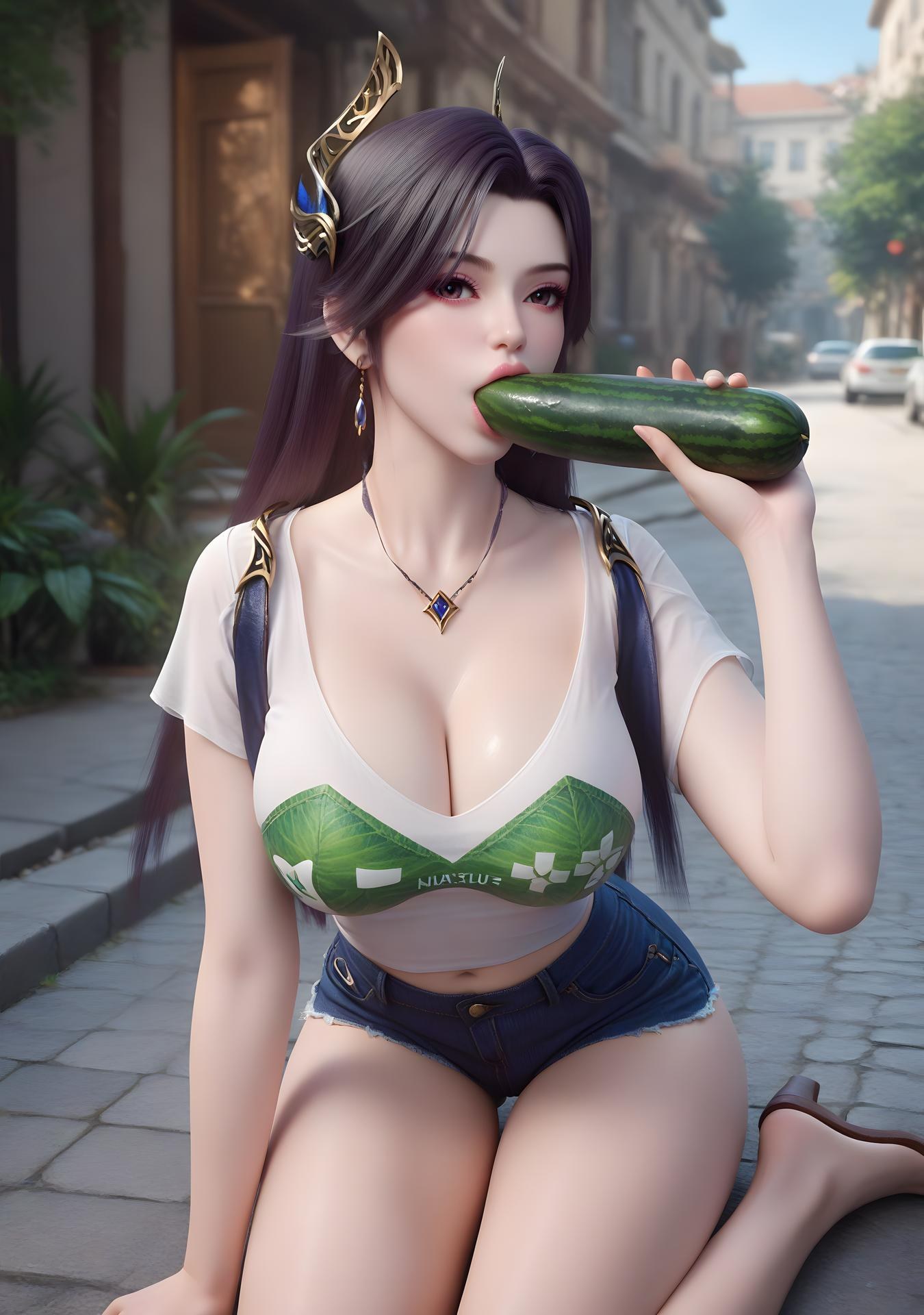 AI Porn - 斗破苍穹 曹颖：紧身衣露穴成人向图集 98P