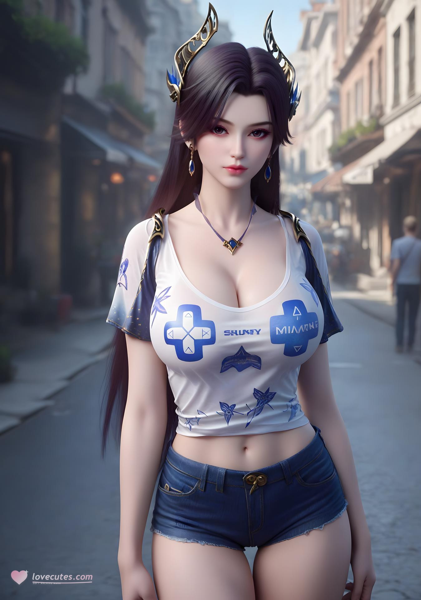 AI Porn - 斗破苍穹 曹颖：紧身衣露穴成人向图集 98P