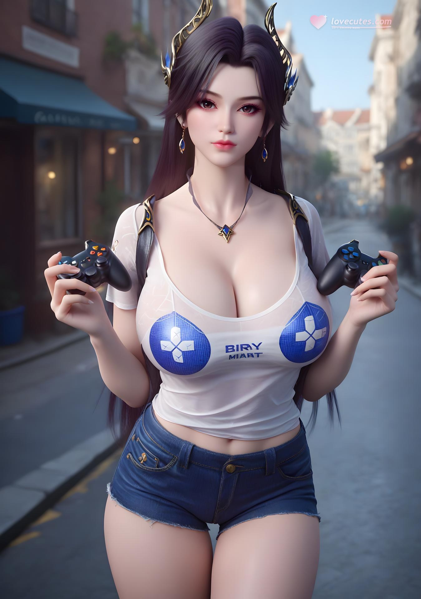 AI Porn - 斗破苍穹 曹颖：紧身衣露穴成人向图集 98P