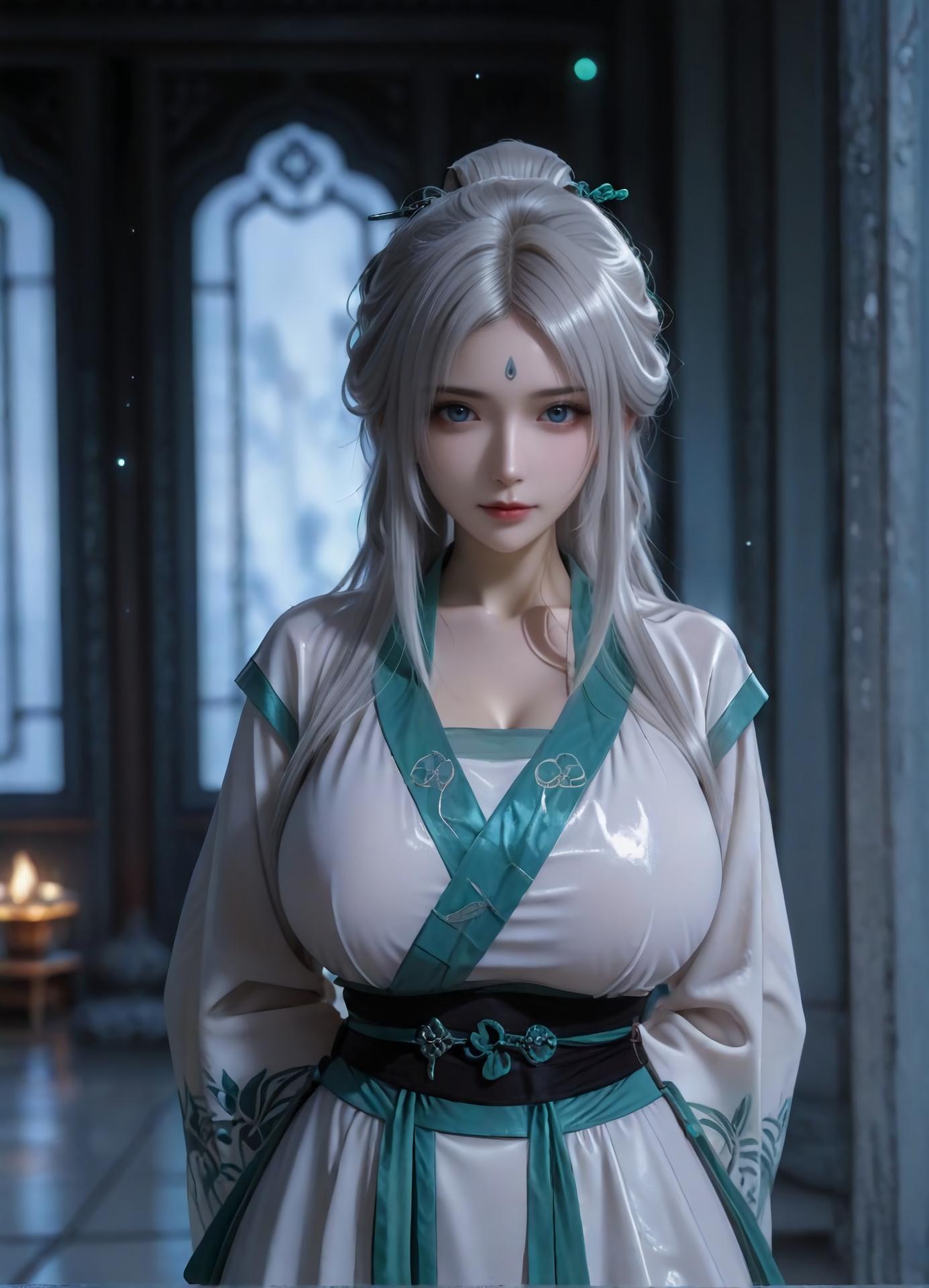 AI Porn - 風靈玉秀 白沐貞：露穴成人向圖集 106P