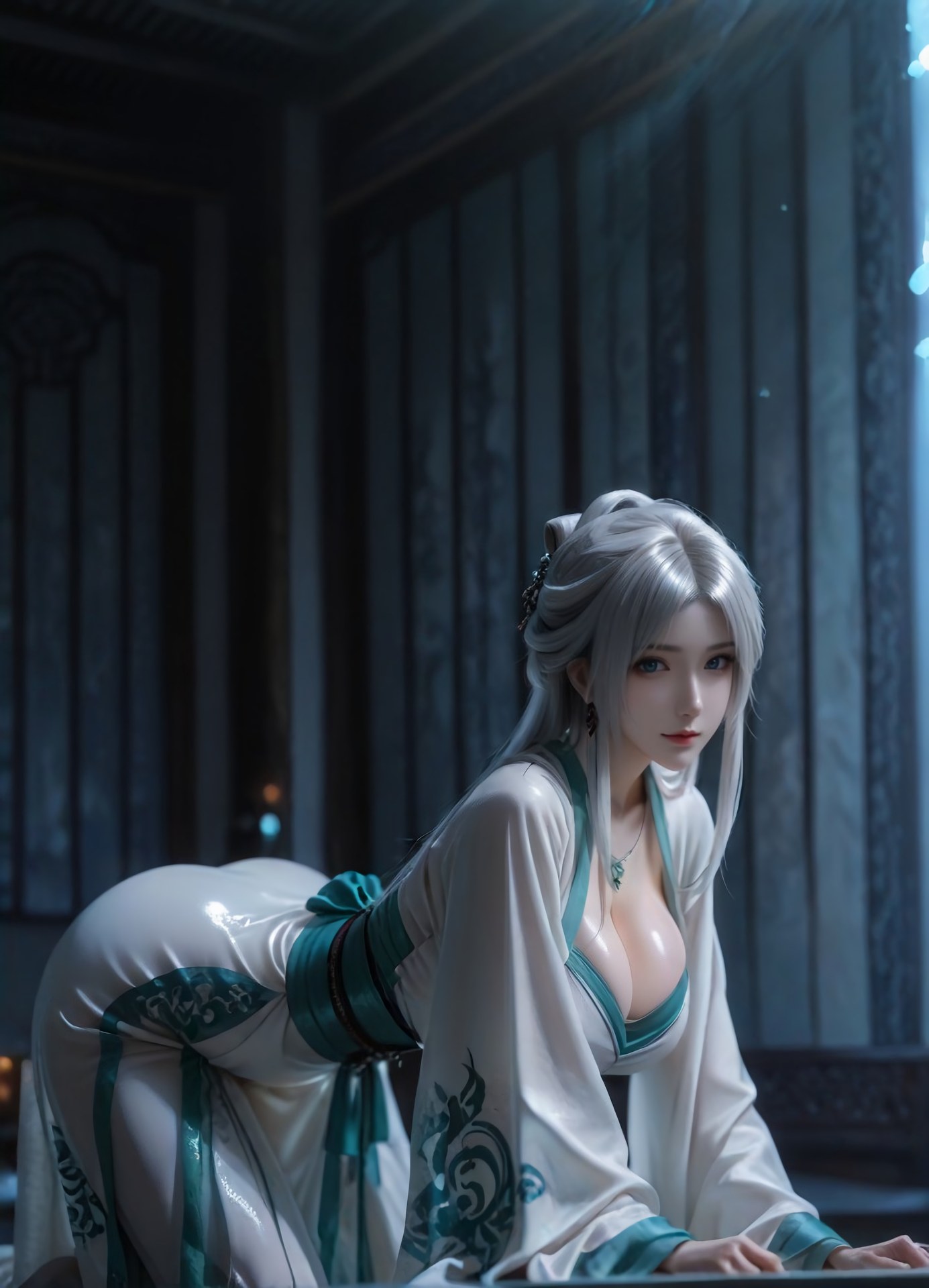 AI Porn - 风灵玉秀 白沐贞：露穴成人向图集 106P