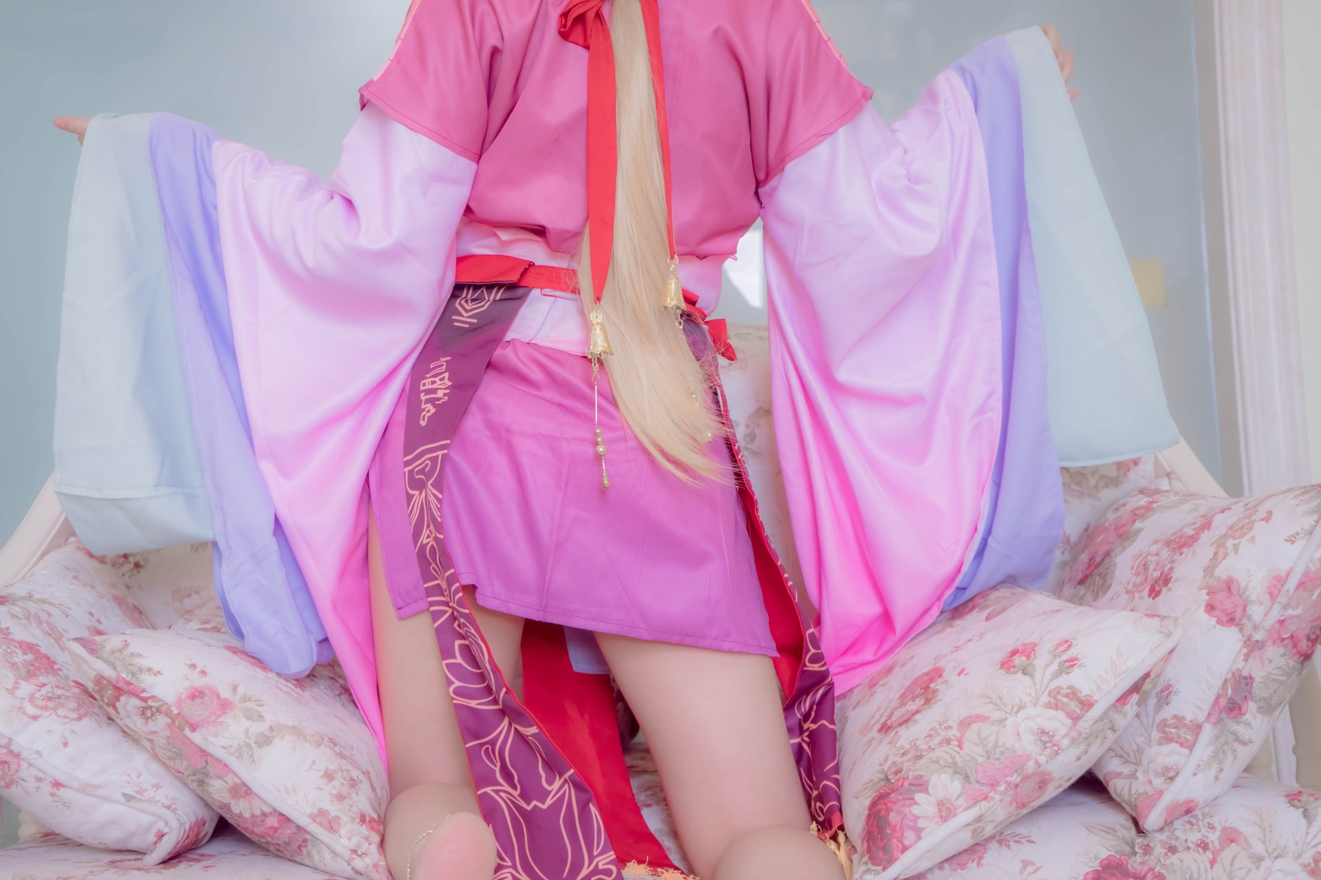 [คอสเพลย์] Shaonvyinghua - Tushan Honghong ชุดชั้นในลูกไม้เซ็ตผู้ใหญ่ 81P