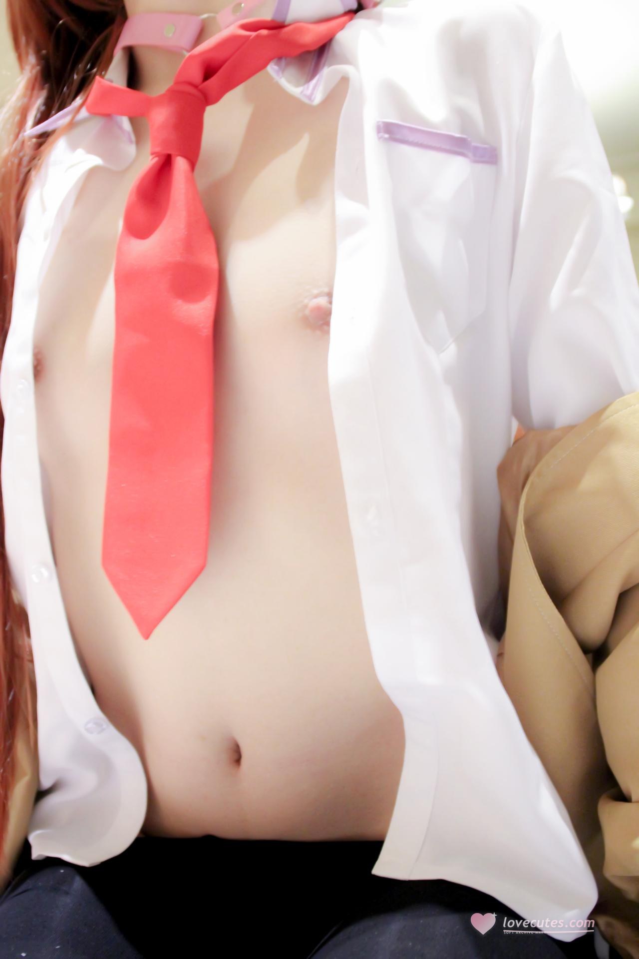 [cosplay] 少女映画 - 牧濑红莉栖：黑丝学生装翘臀大尺度角色还原 65P