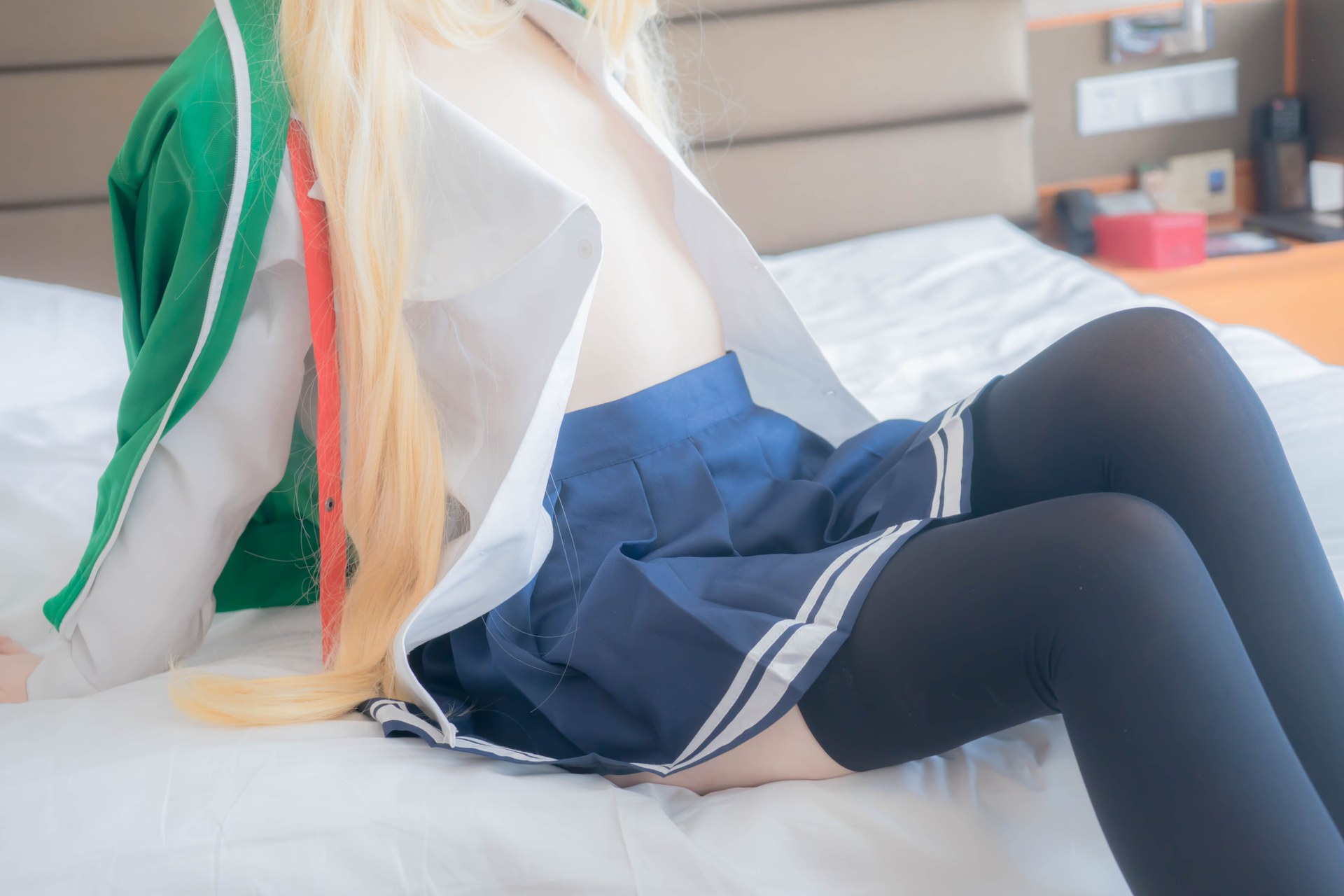 [Cosplay] Shaonvyinghua - Eriri Spencer Sawamura đồng phục vớ đen bộ ảnh người lớn 93P