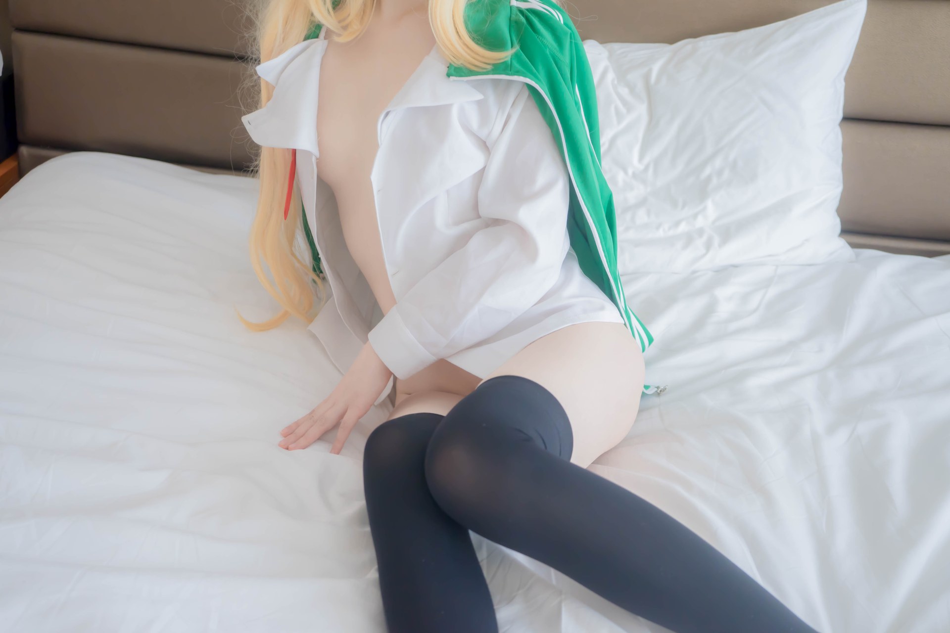 [Cosplay] Shaonvyinghua - Eriri Spencer Sawamura School Uniform Black Stockings Adult Set 93P