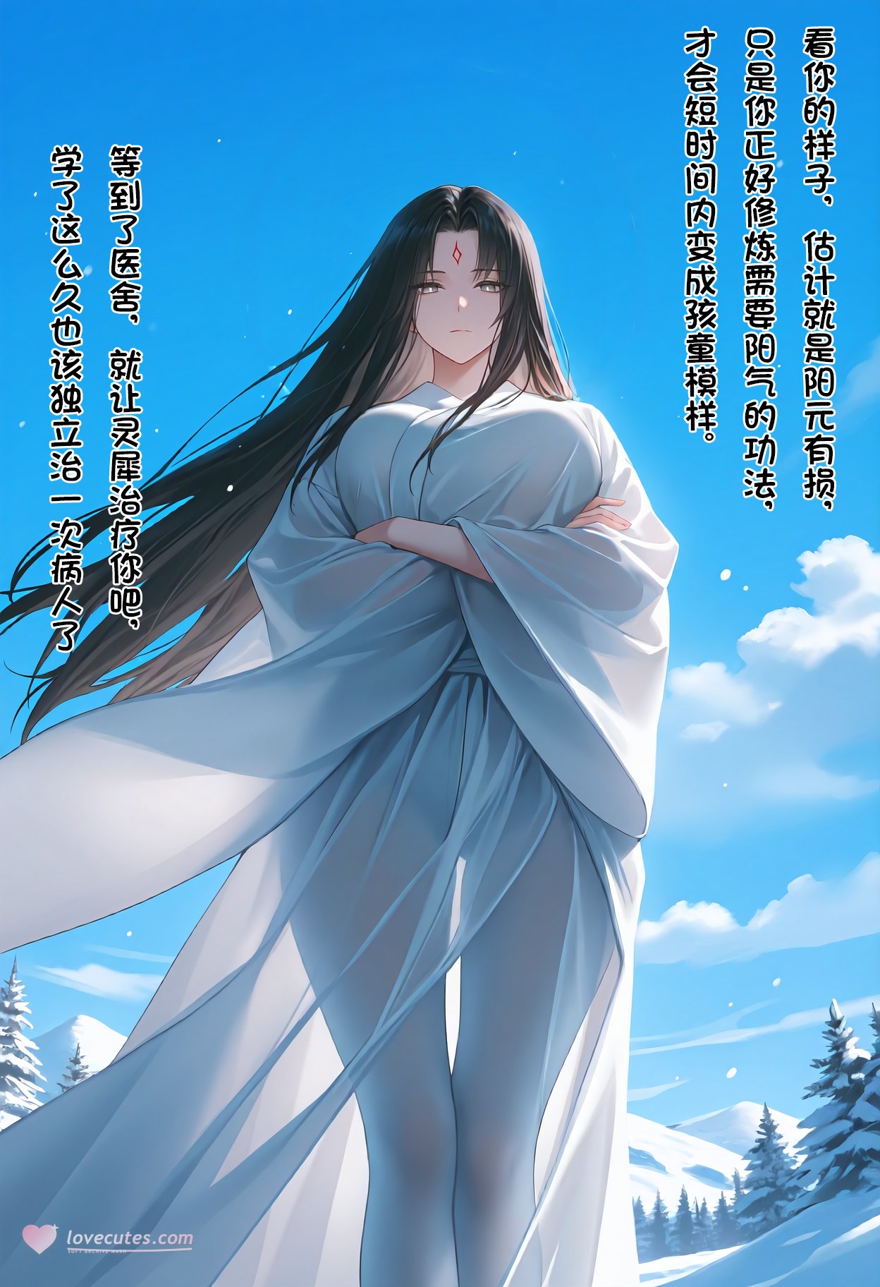 AI Porn - 紫陽仙子 神醫師妹 白ストッキング 濡れ感 露出ヌード AI画像ギャラリー 162P