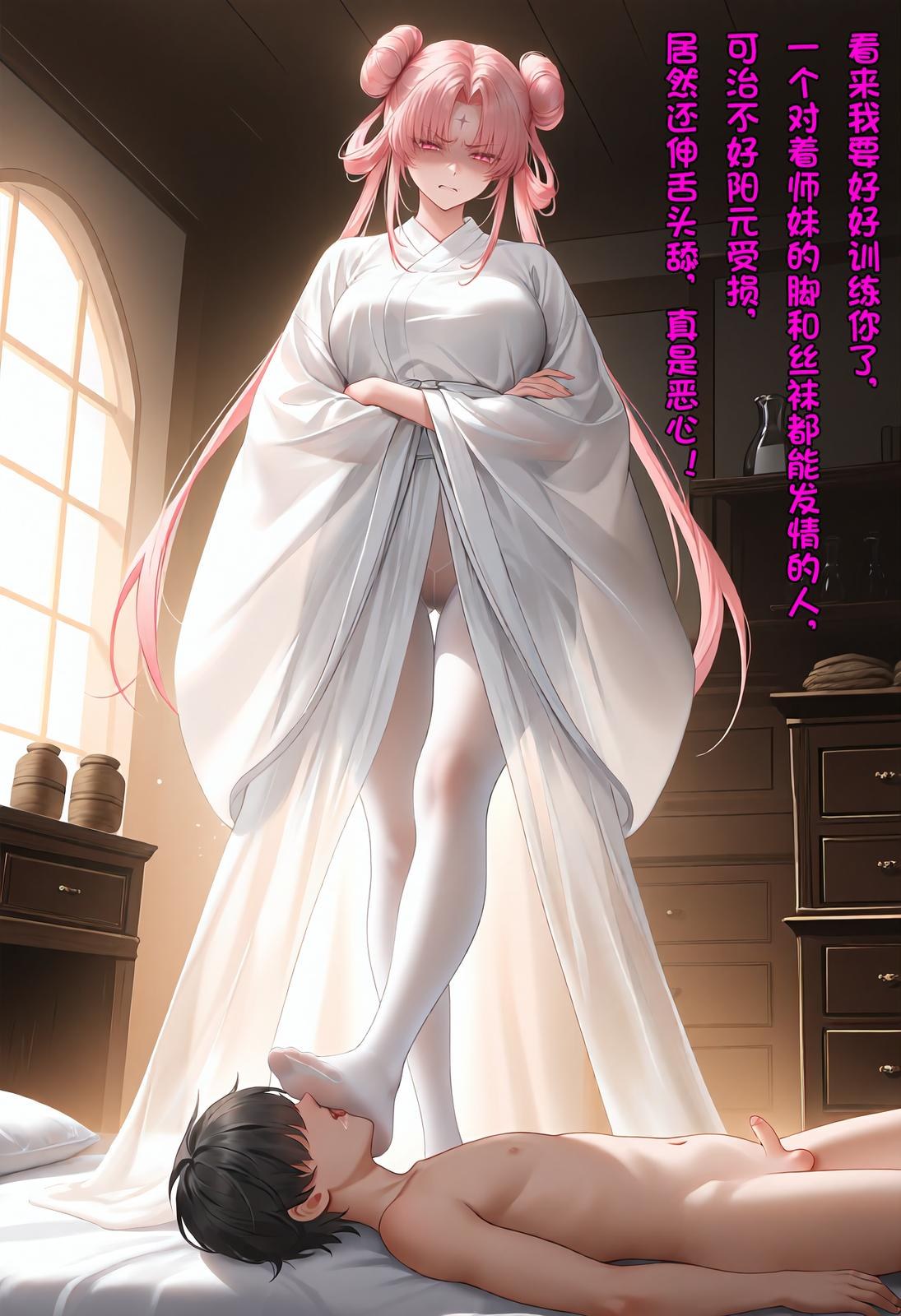 AI Porn - Ziyang Fairy Junior Sister 화이트 스타킹 젖은 연출 노출 누드 AI 이미지 갤러리 162P
