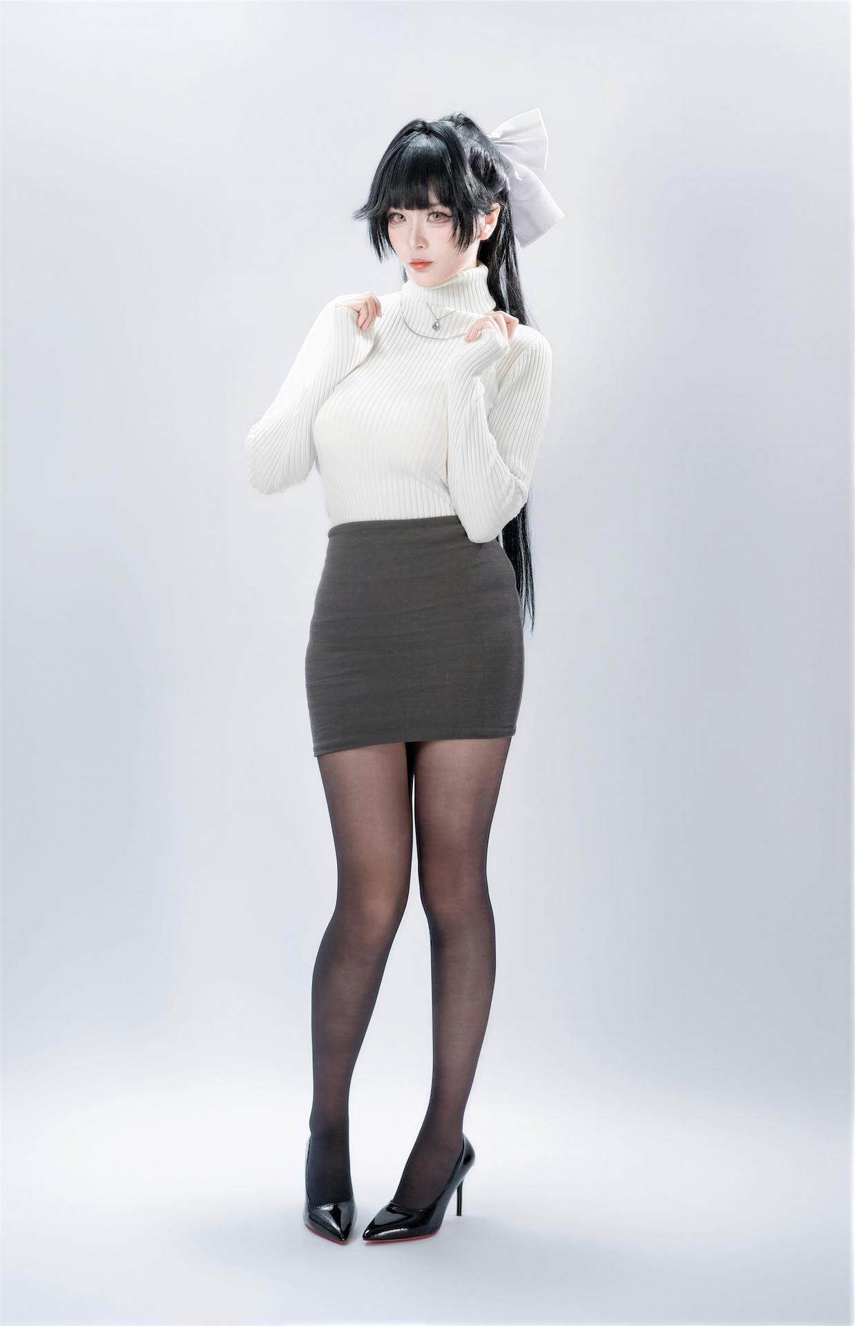 [cosplay] 轩萧学姐 - 碧蓝航线 高雄武者：和风武者美腿角色还原 68P