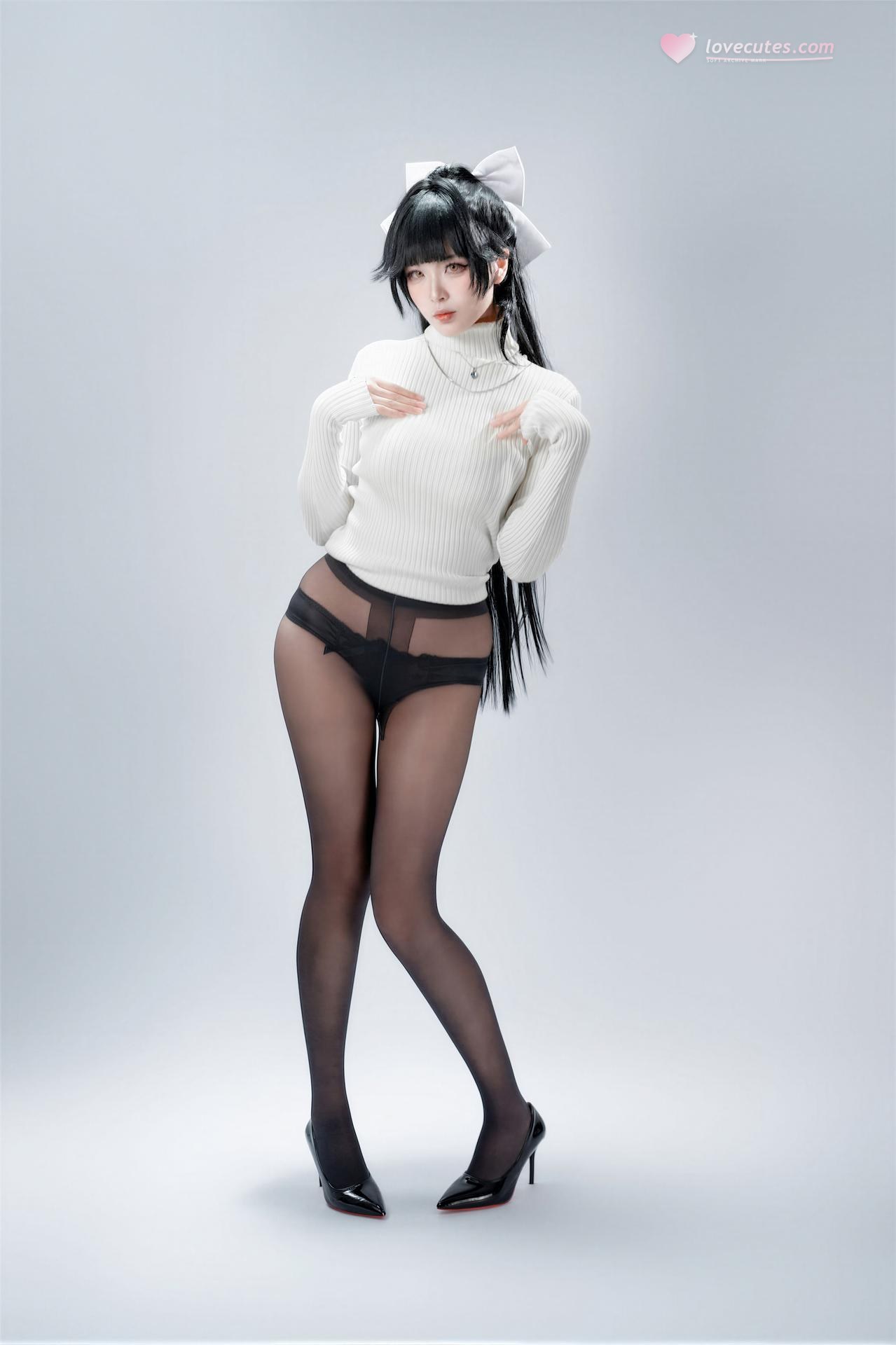 [cosplay] 轩萧学姐 - 碧蓝航线 高雄武者：和风武者美腿角色还原 68P