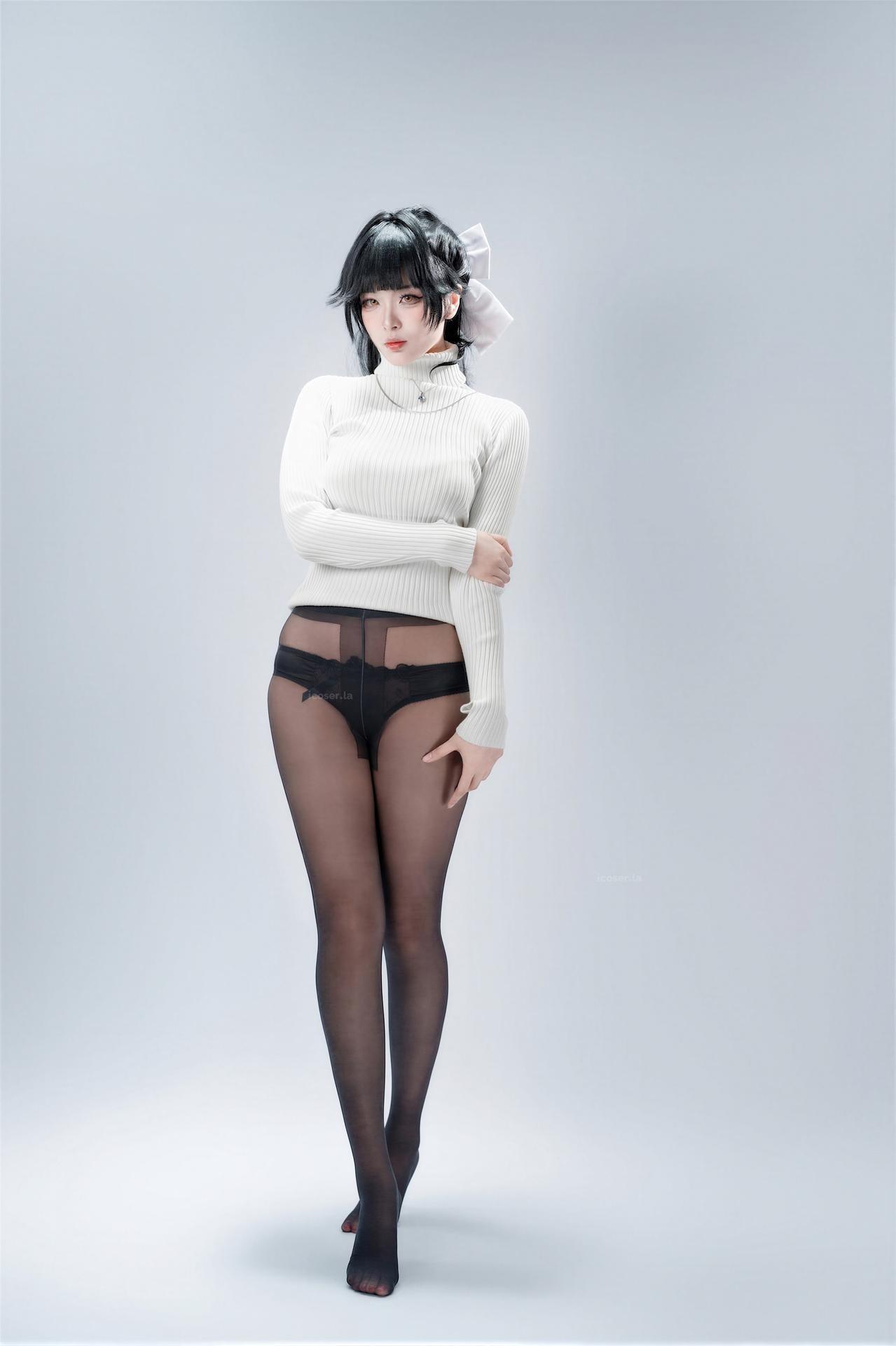 [cosplay] 轩萧学姐 - 碧蓝航线 高雄武者：和风武者美腿角色还原 68P