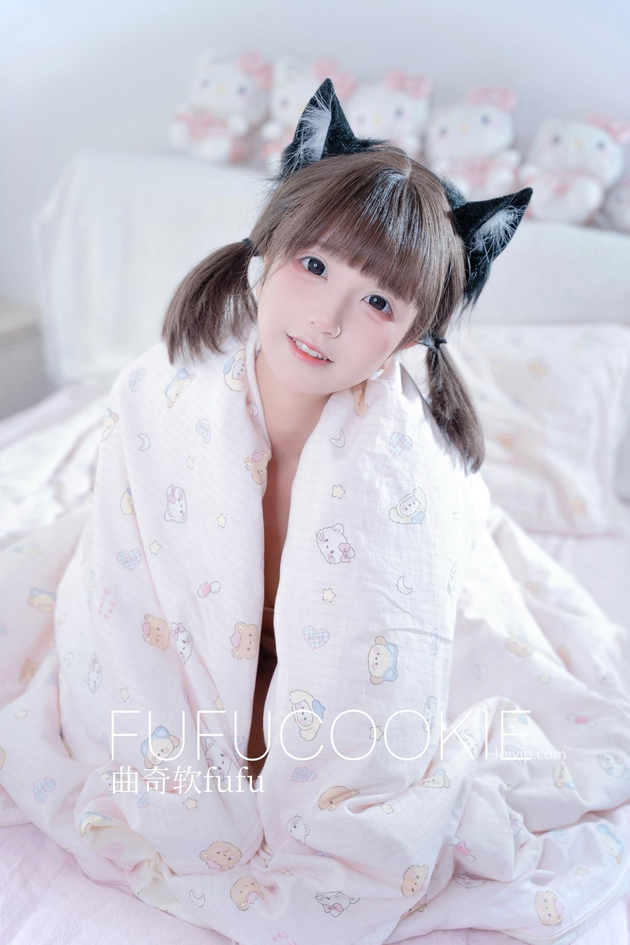 [Private Room] 曲奇软fufu - 성인 실사 화보 세트 60P1V