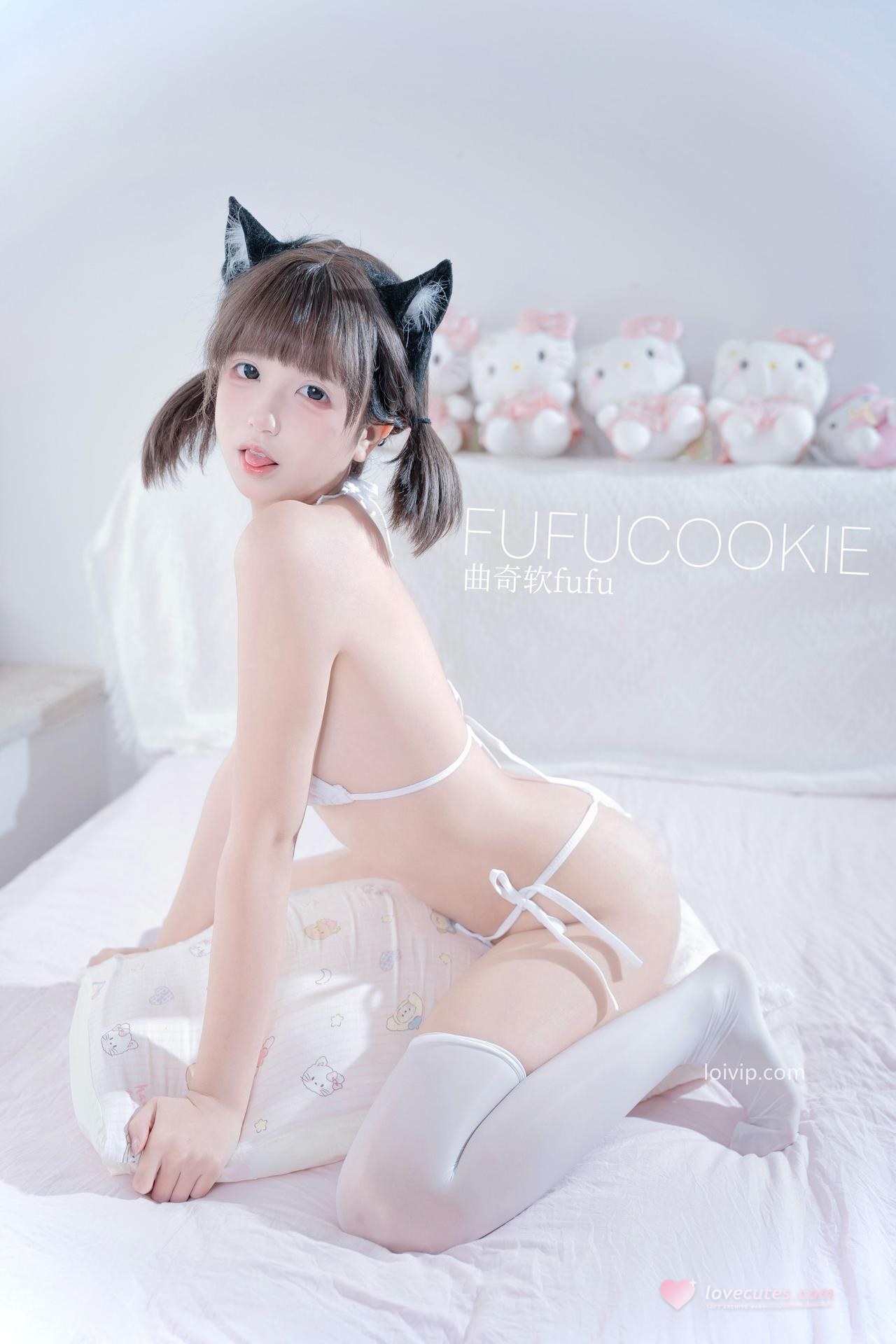 [私房] 曲奇软fufu - 居家：居家内衣美胸大尺度私房 60P1V
