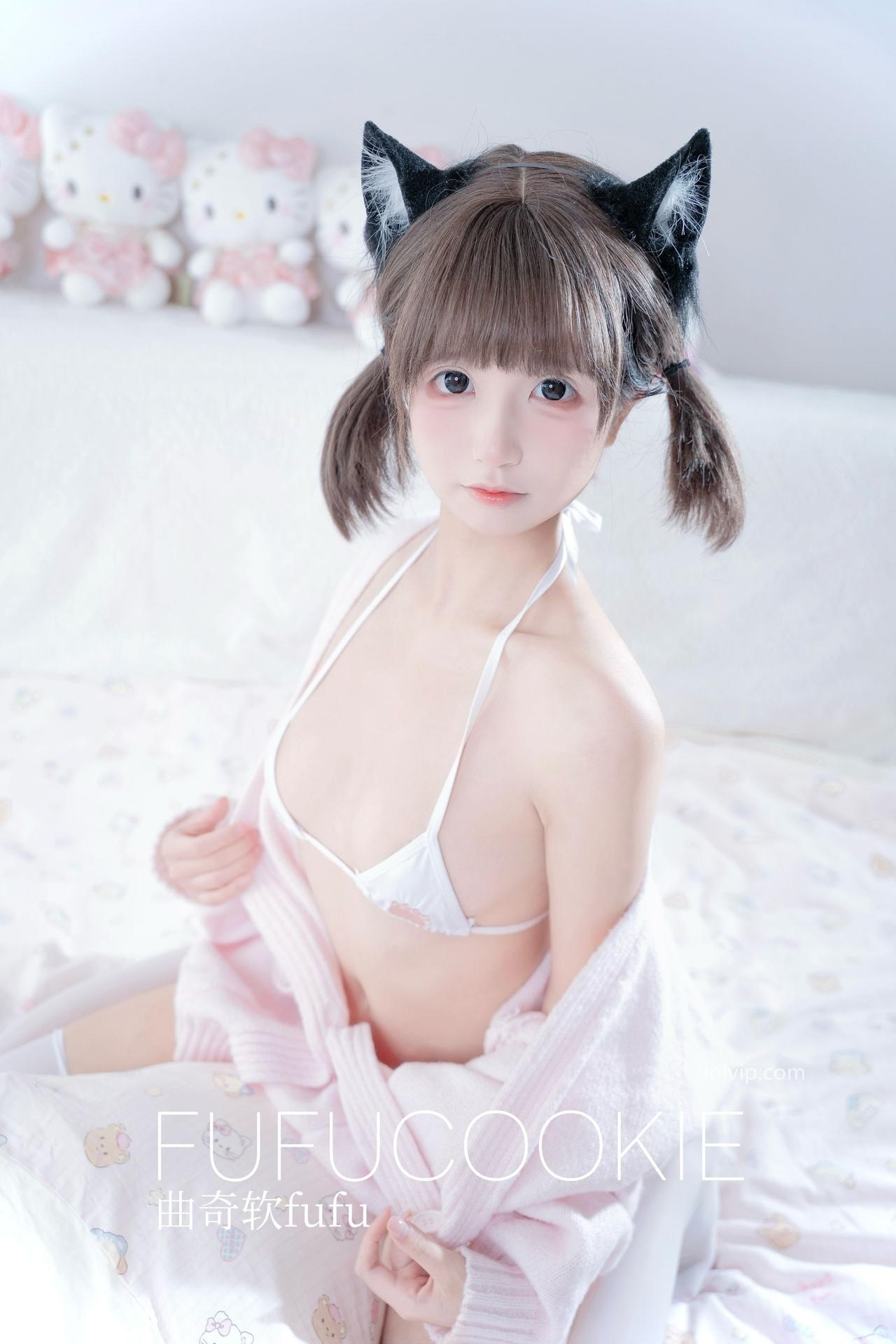 [Private Room] 曲奇软fufu - 성인 실사 화보 세트 60P1V