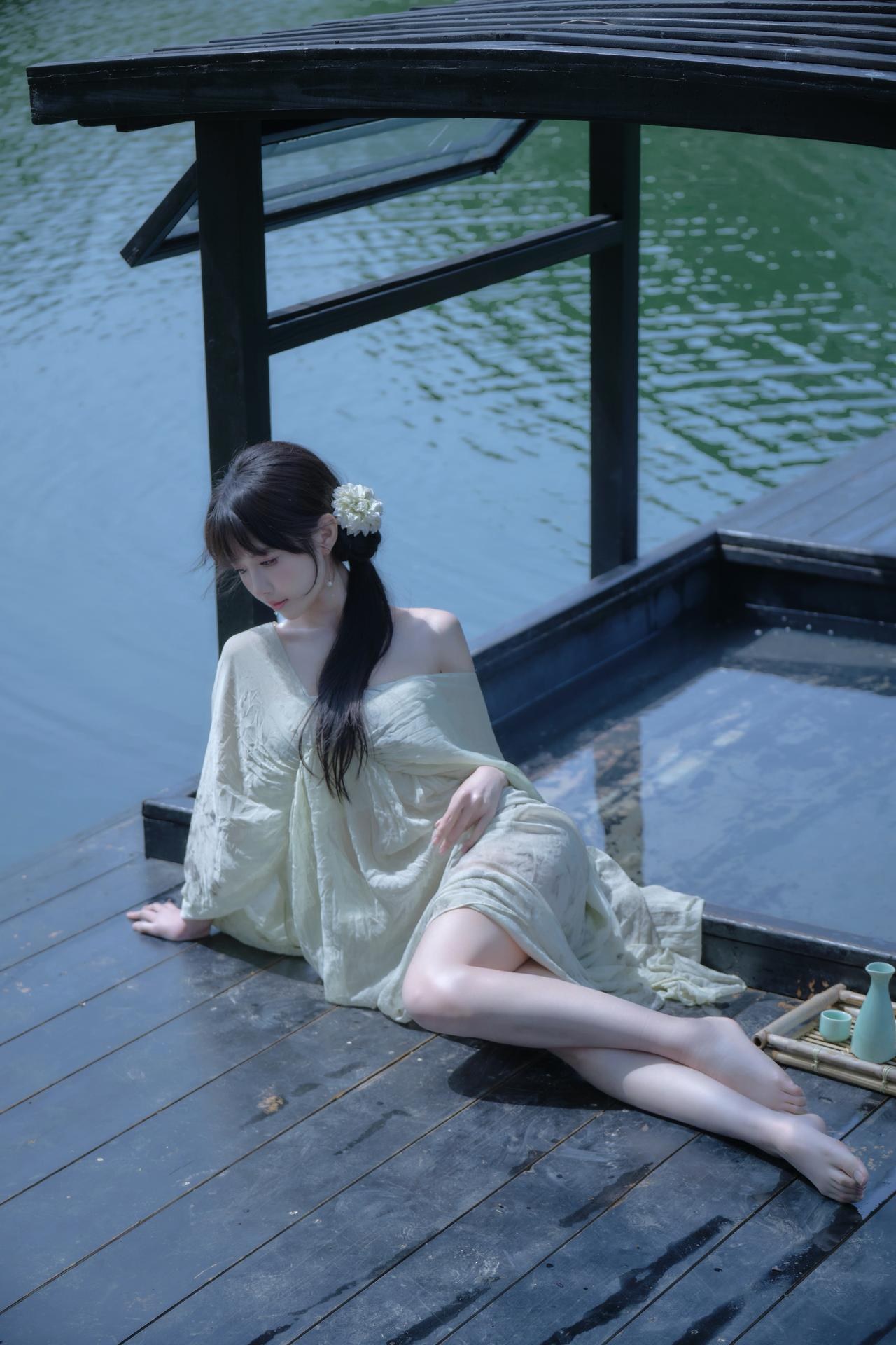 [寫真] Shika小鹿鹿 - 江南水色：古風水色濕身美腿寫真 65P3V