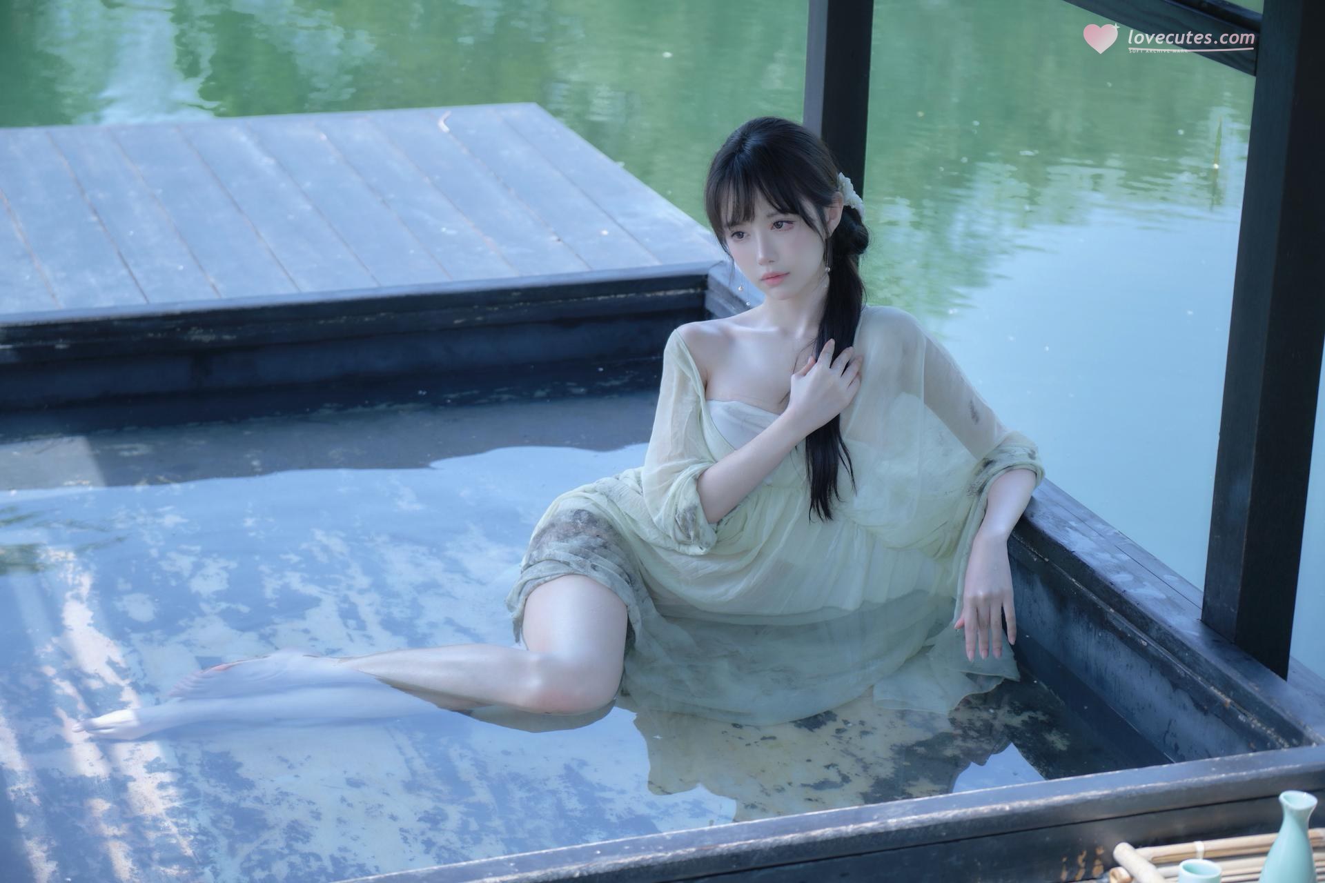 [寫真] Shika小鹿鹿 - 江南水色：古風水色濕身美腿寫真 65P3V