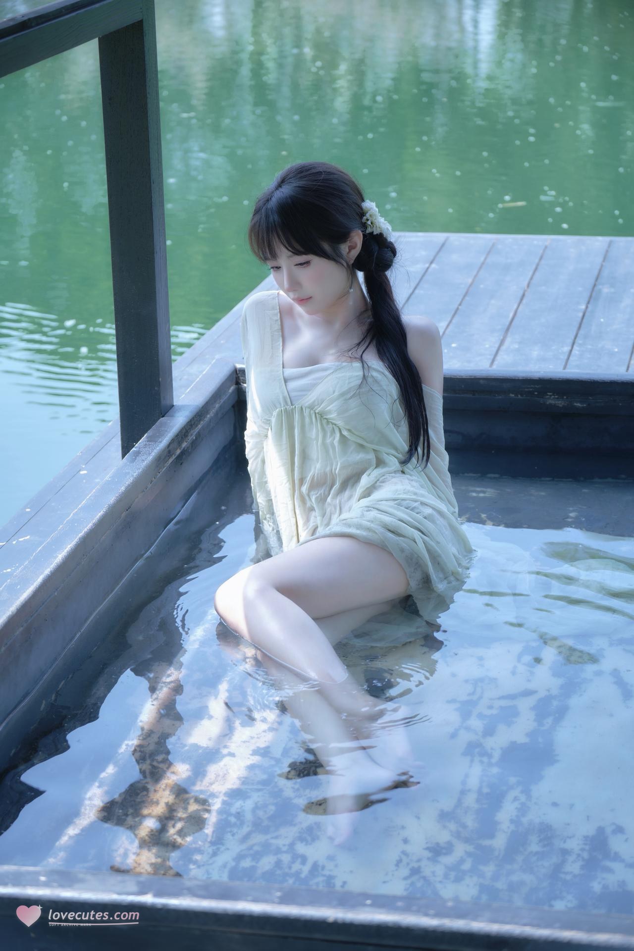 [寫真] Shika小鹿鹿 - 江南水色：古風水色濕身美腿寫真 65P3V