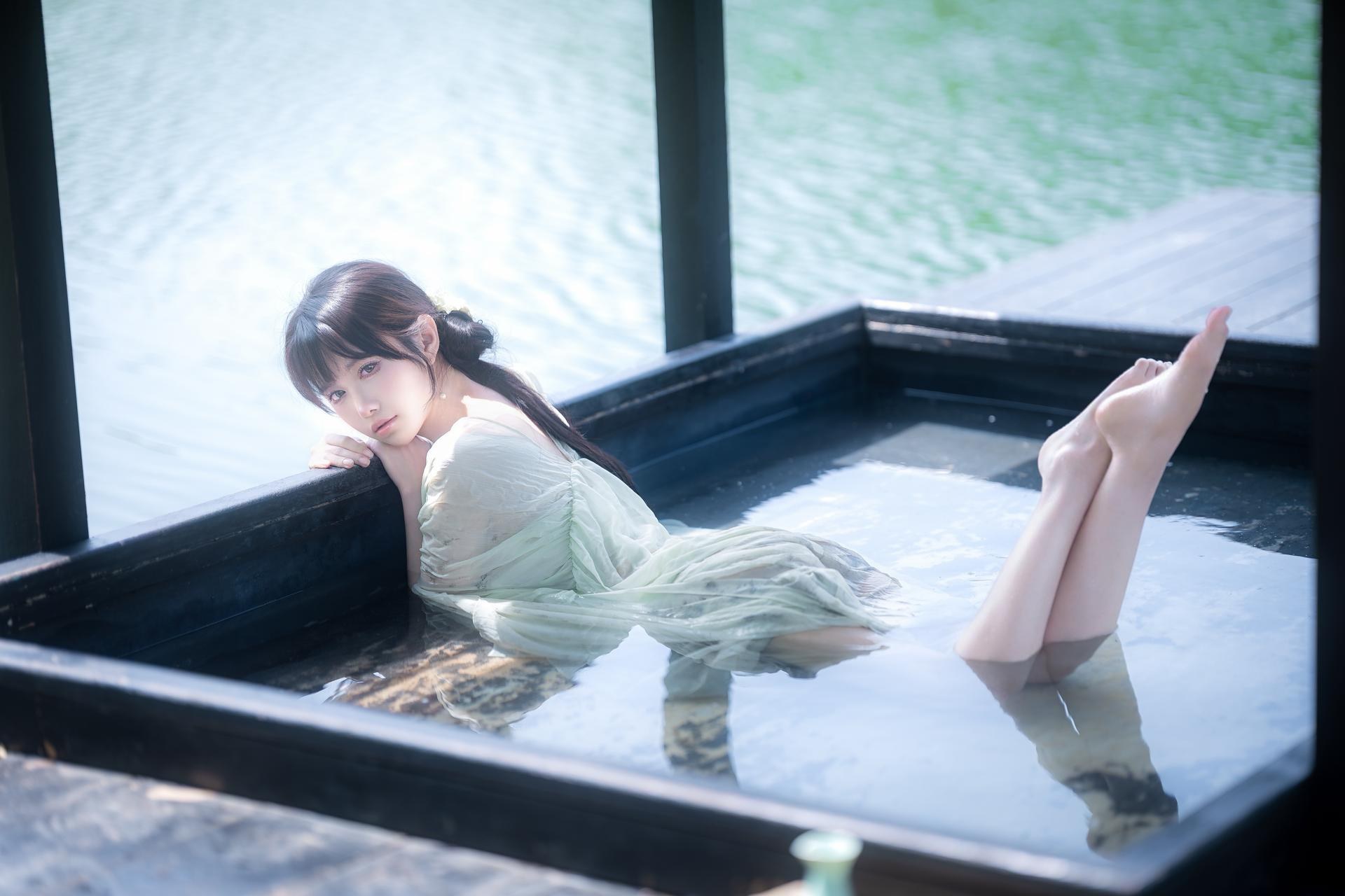 [寫真] Shika小鹿鹿 - 江南水色：古風水色濕身美腿寫真 65P3V