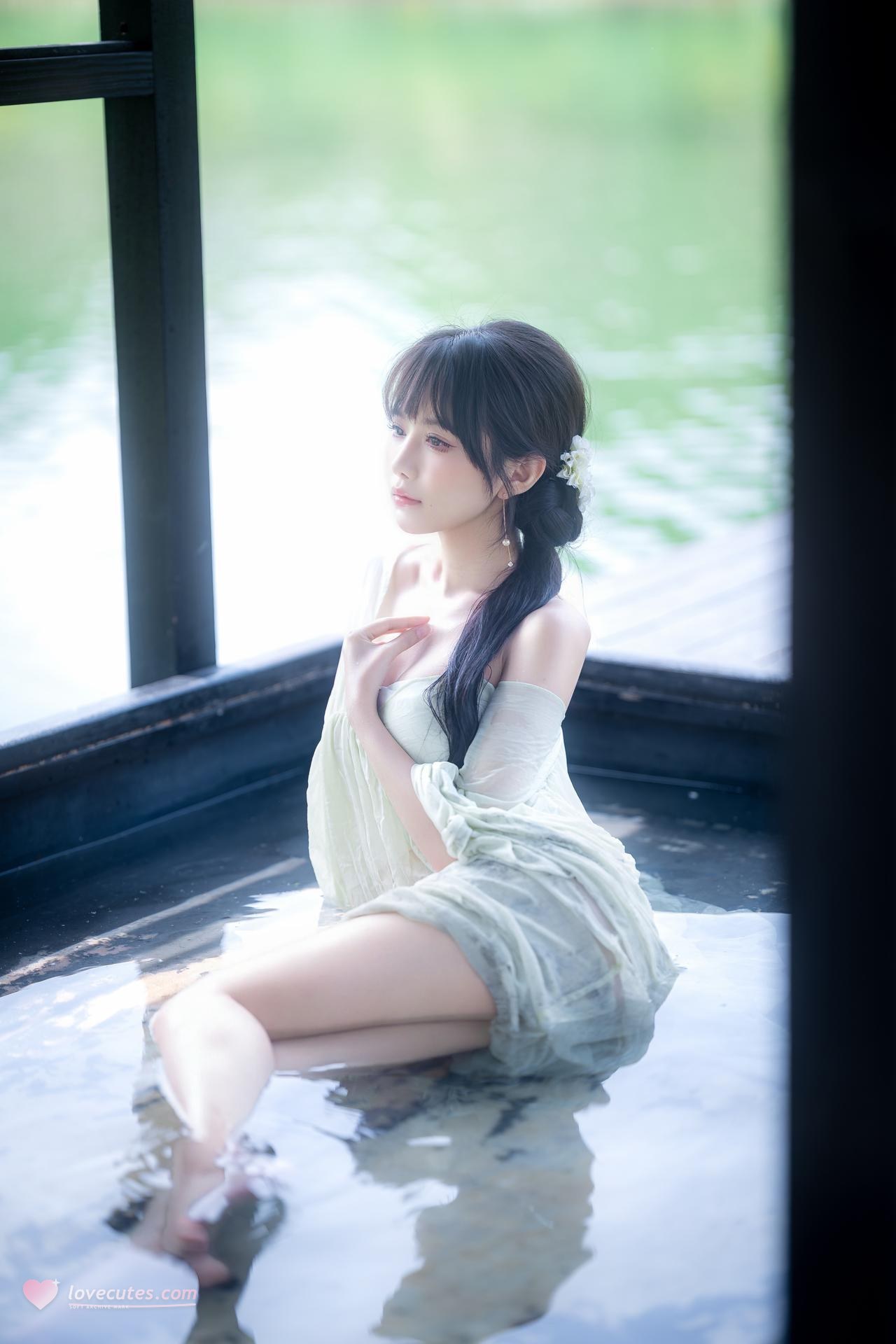 [寫真] Shika小鹿鹿 - 江南水色：古風水色濕身美腿寫真 65P3V