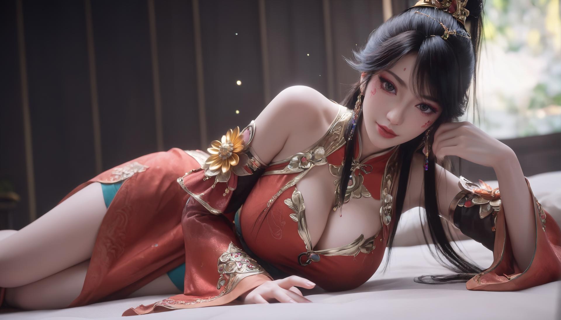 AI Porn - Meiyao จาก Aoshi Shendan ชุดแดง นู้ดผู้ใหญ่ ชุดแดง ภาพนู้ดผู้ใหญ่ และรูปร่างโค้งเว้า แกลเลอรี AI 280P