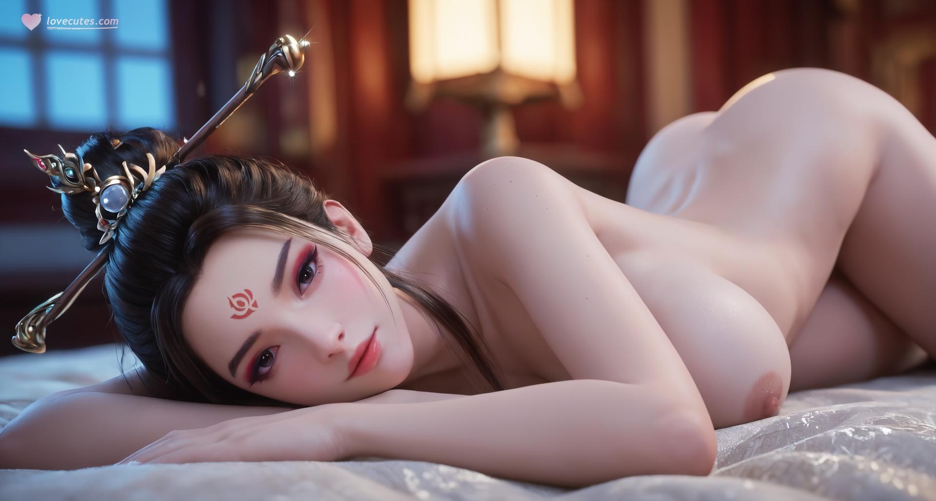 AI Porn - Mo Yu จาก Ze Tian Ji ชุดโบราณ ชุดชั้นใน นู้ดผู้ใหญ่ ชุดโบราณ ชุดชั้นใน ท่าในห้องนอน และนู้ดผู้ใหญ่ แกลเลอรี AI 294P