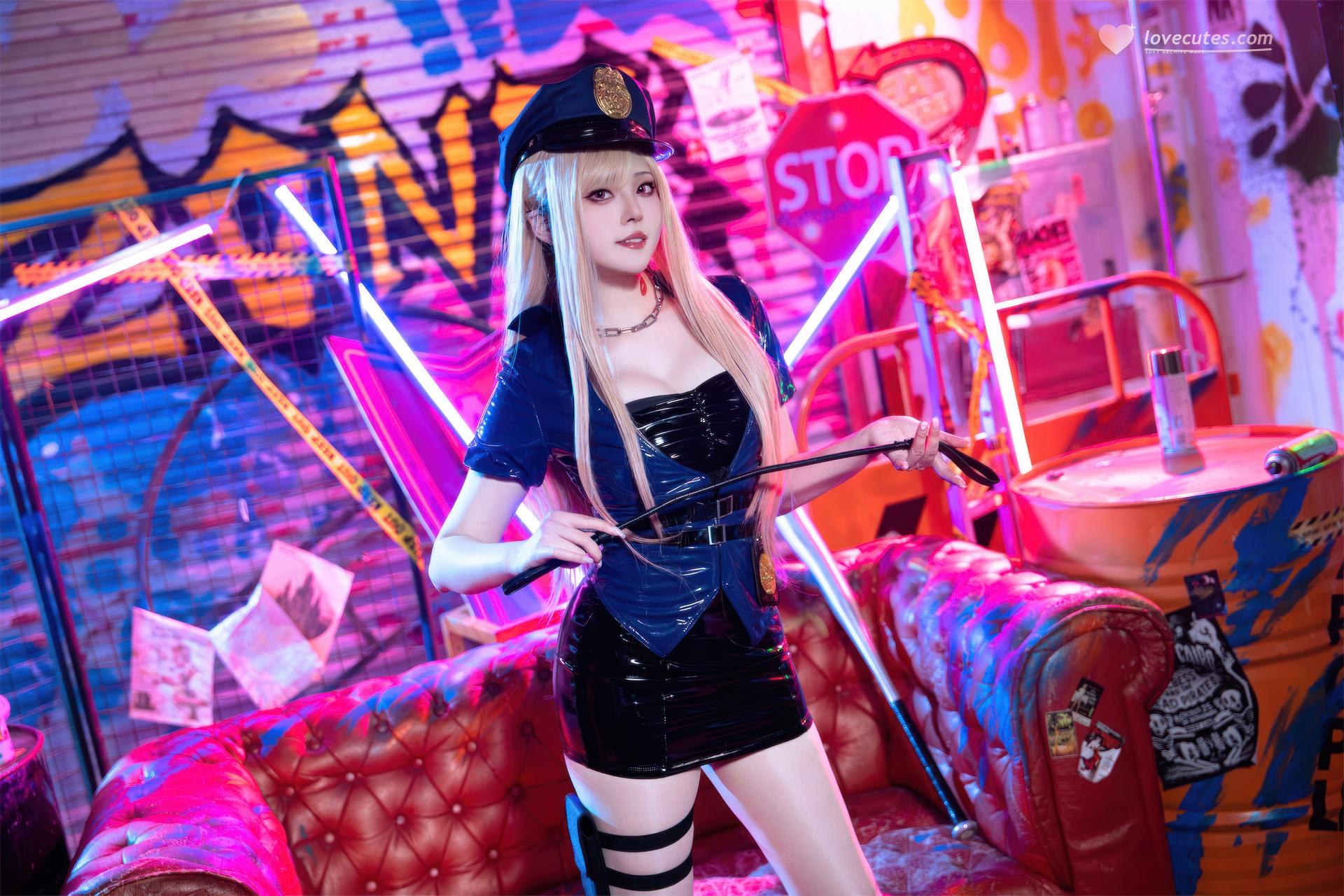 [Cosplay] Natsuko Xiaxiazi - Police Outfit 코스프레 화보 63P
