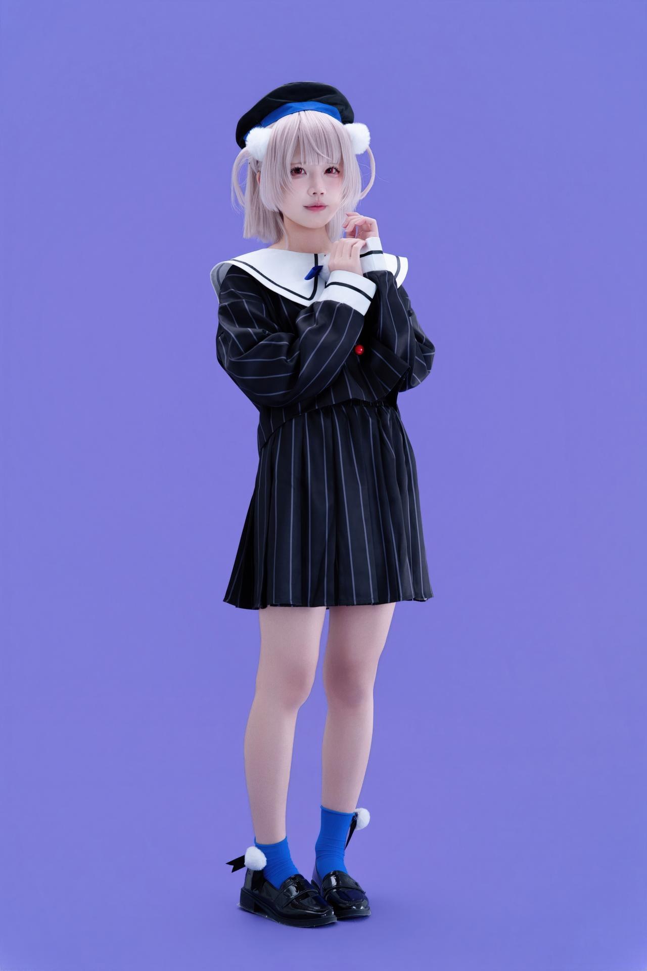[Cosplay] Shimizu Nagi - FNEX Fan Raincoat ชุดภาพคอสเพลย์ 54P